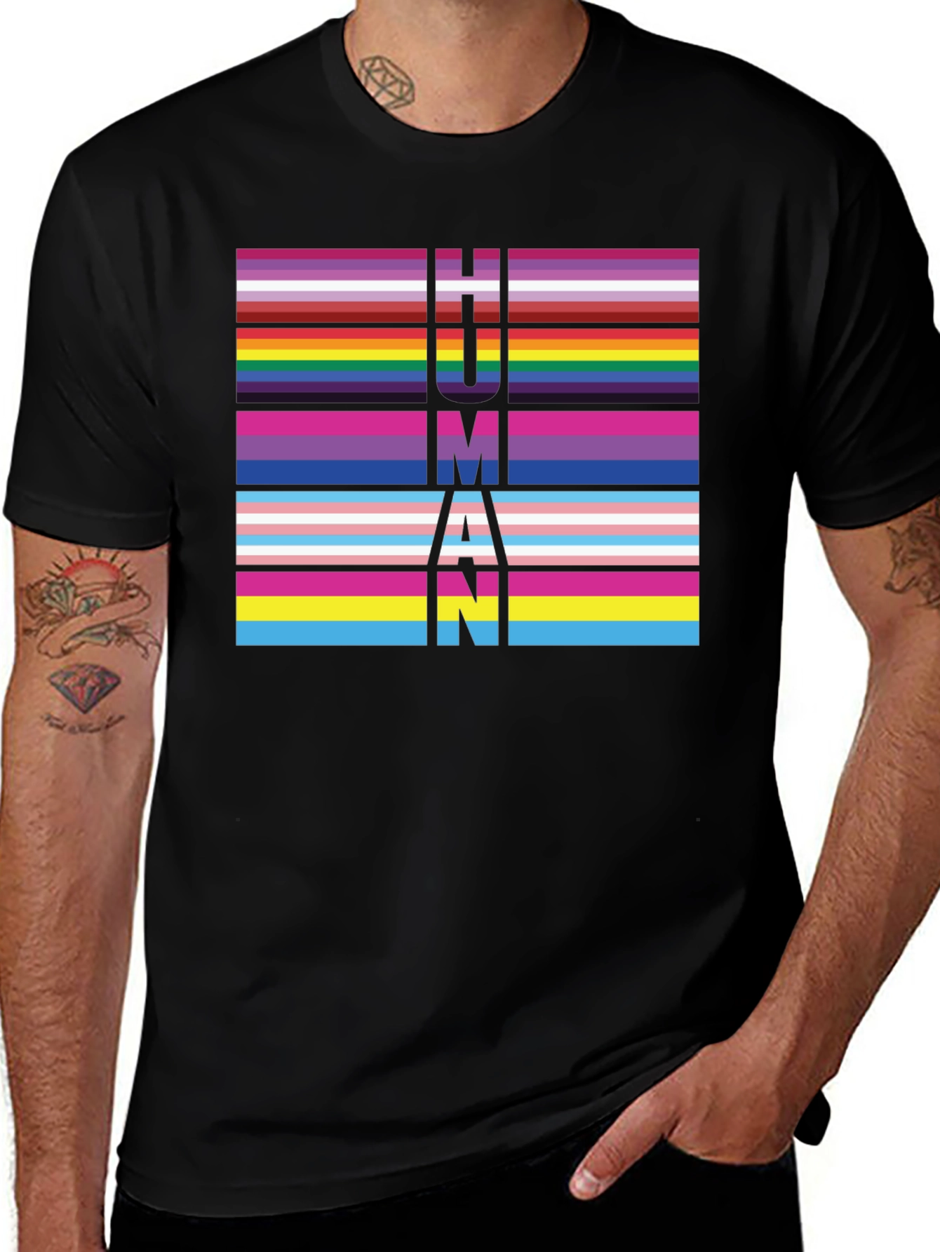 Pride Human T-Shirt - LGBTQ+ Equality