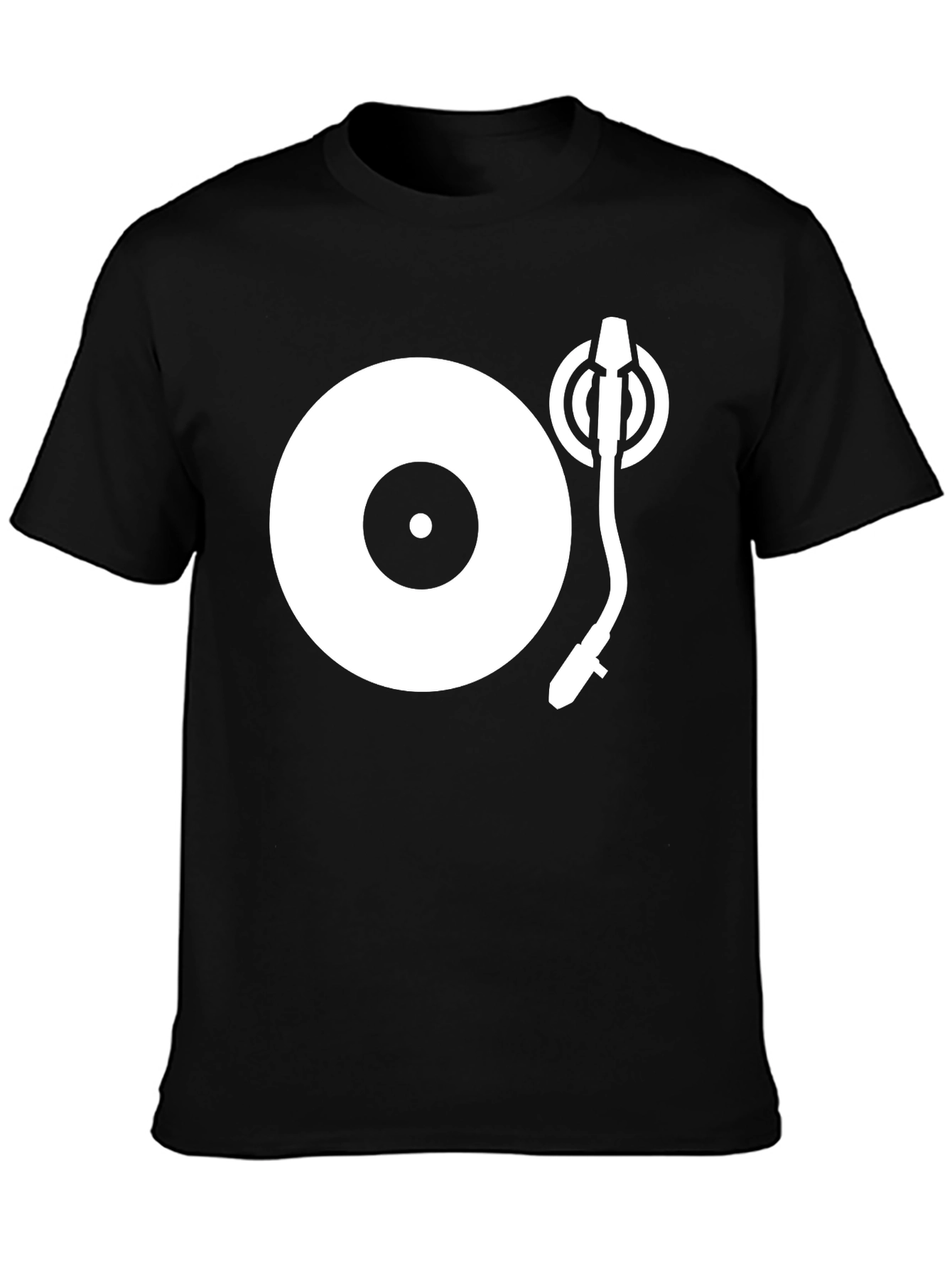 Turntable Graphic Black T-Shirt
