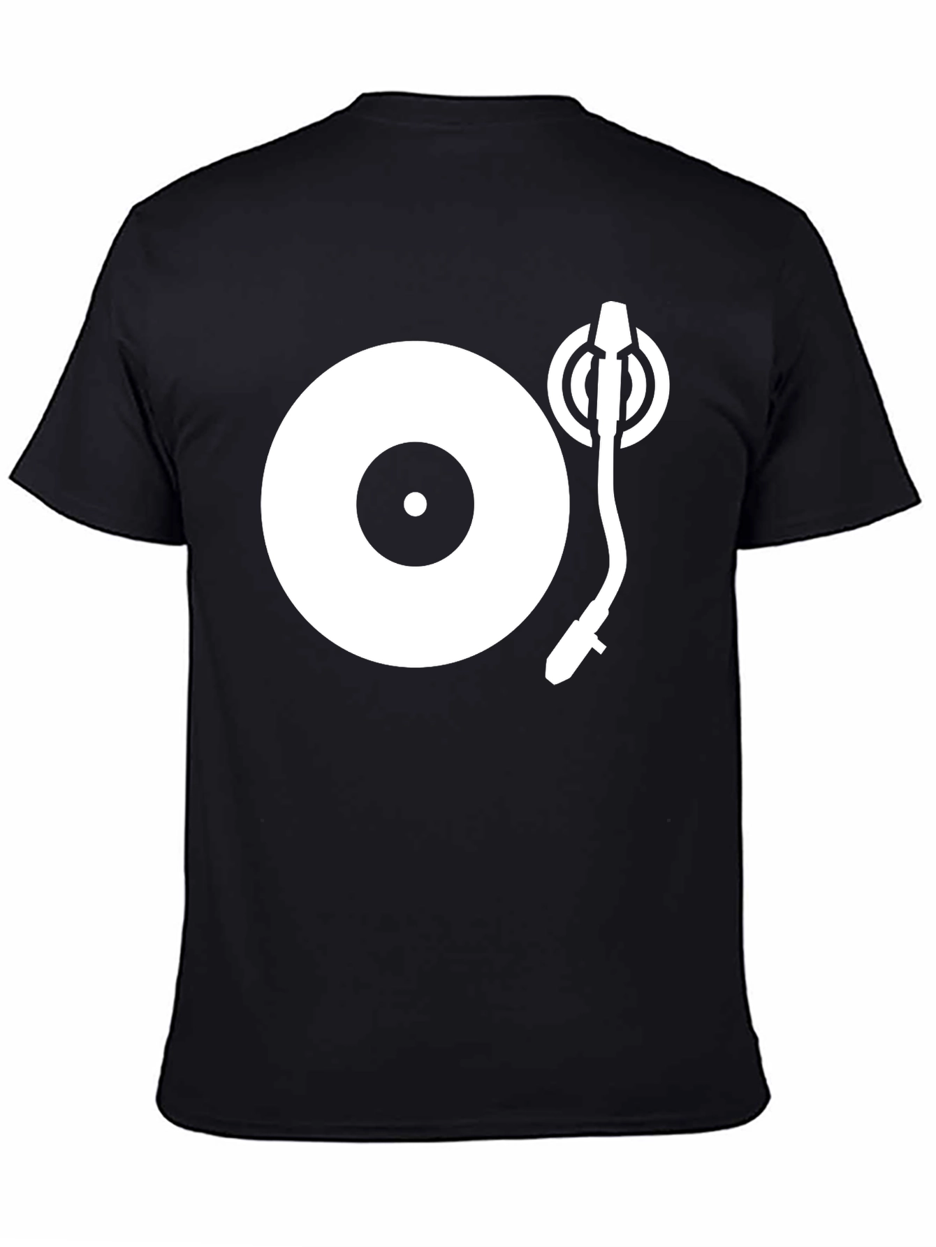 Turntable Graphic Black T-Shirt