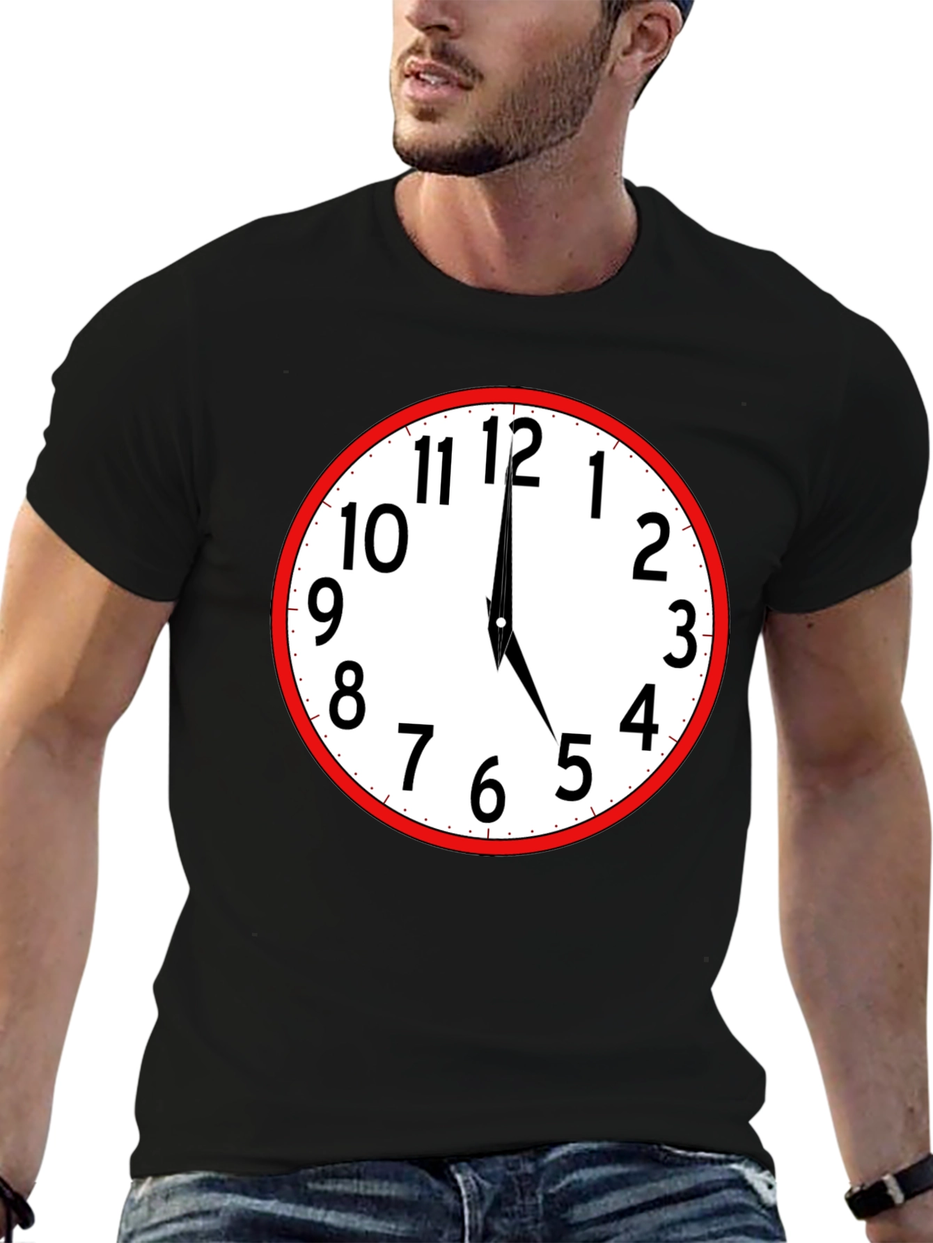 Novelty Clock T-Shirt - Time is Now!