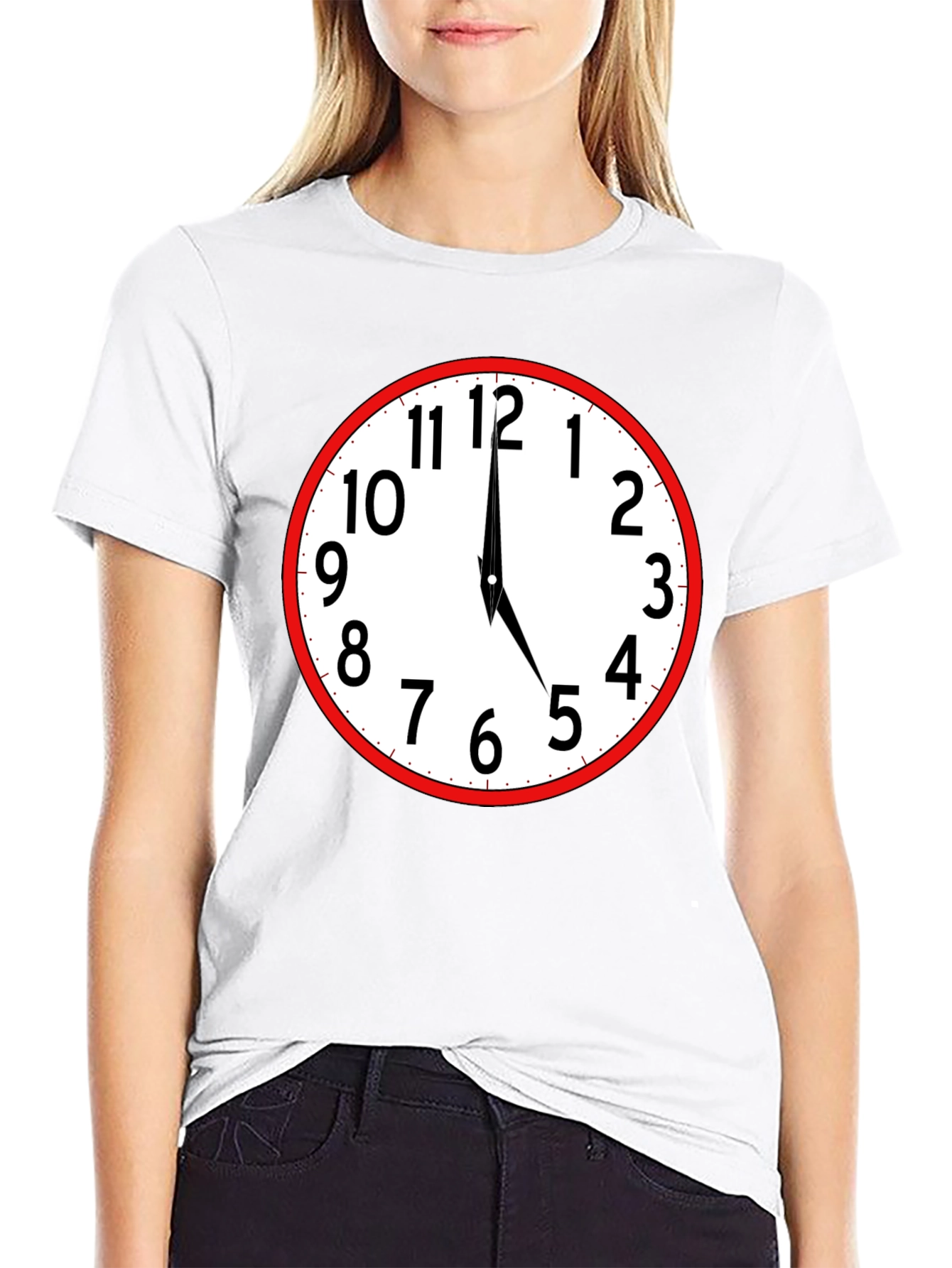 Novelty Clock T-Shirt - Time is Now!