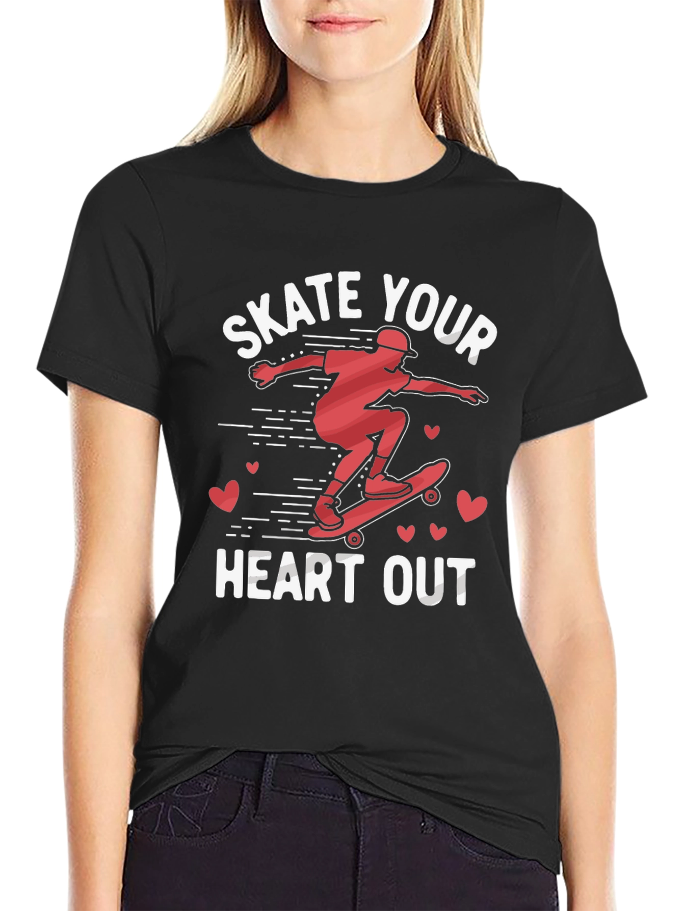 Skate Your Heart Out Graphic Tee