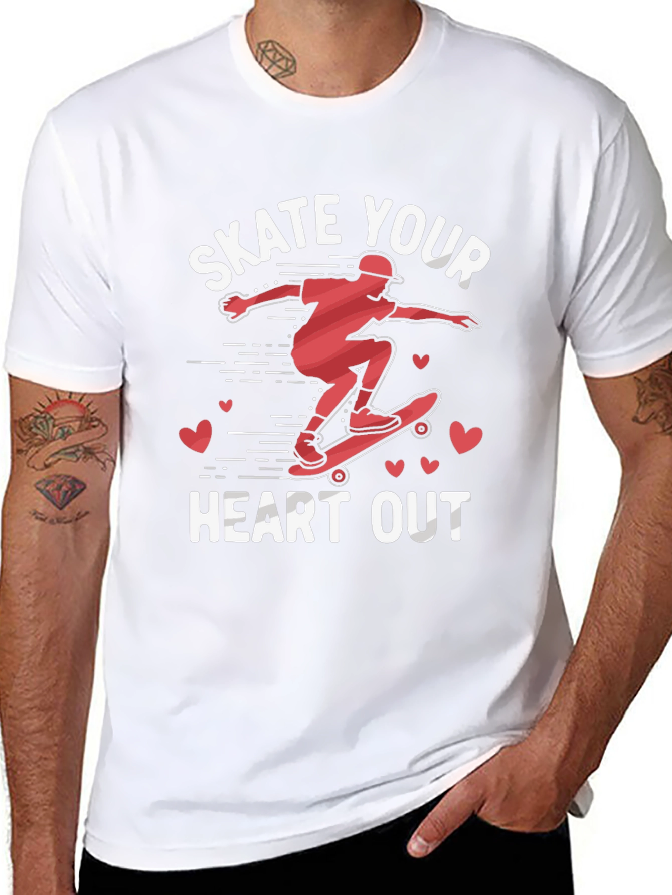 Skate Your Heart Out Graphic Tee