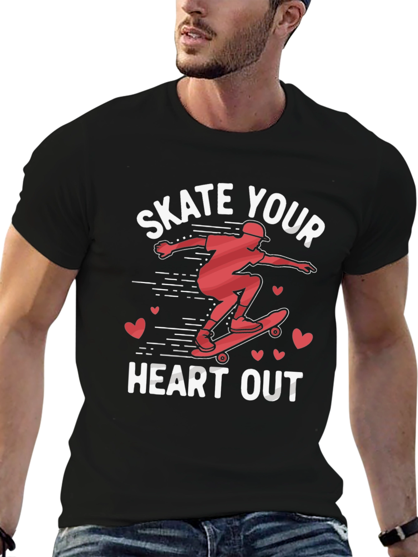 Skate Your Heart Out Graphic Tee