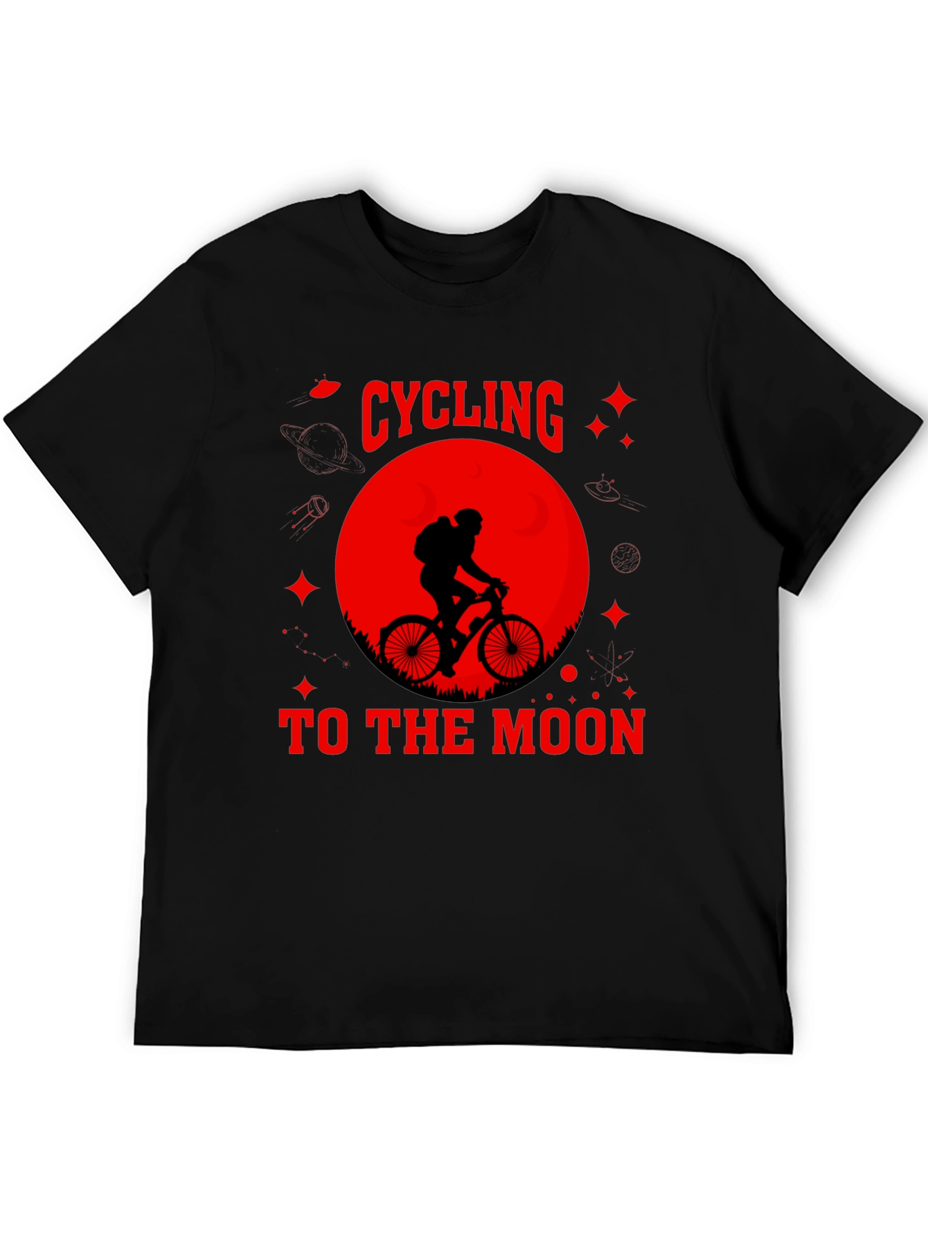 Cycling to the Moon Graphic Tee