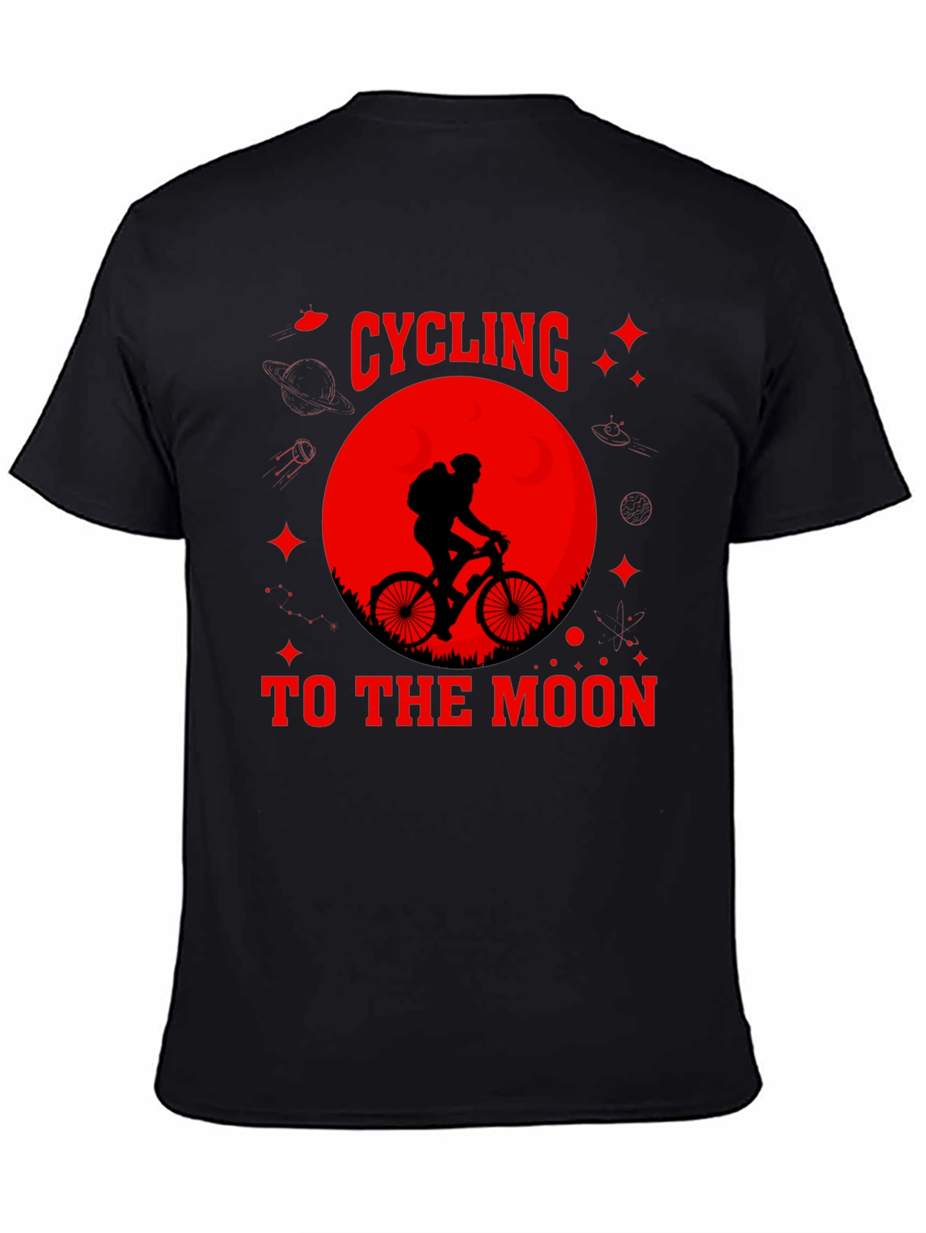 Cycling to the Moon Graphic Tee
