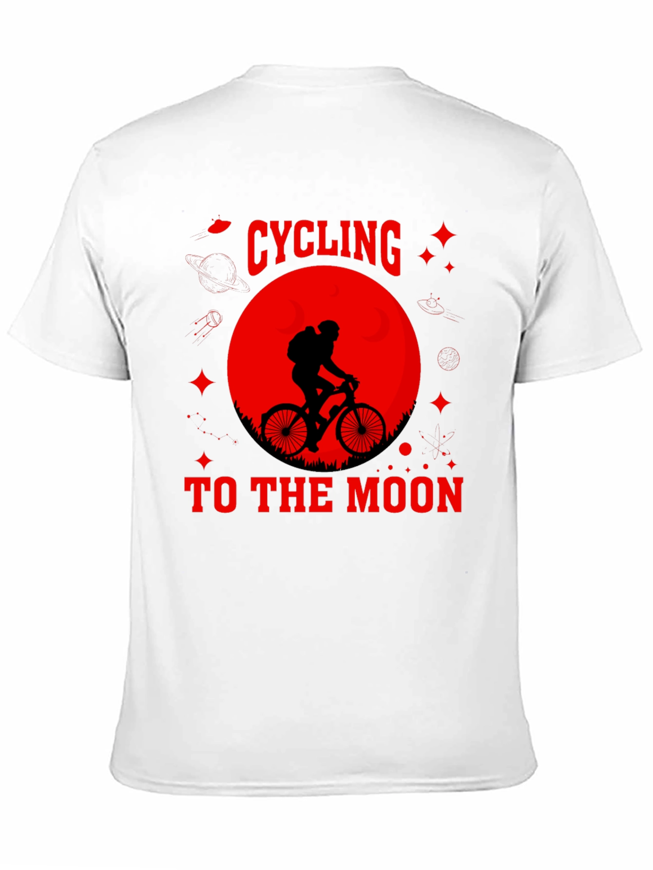 Cycling to the Moon Graphic Tee
