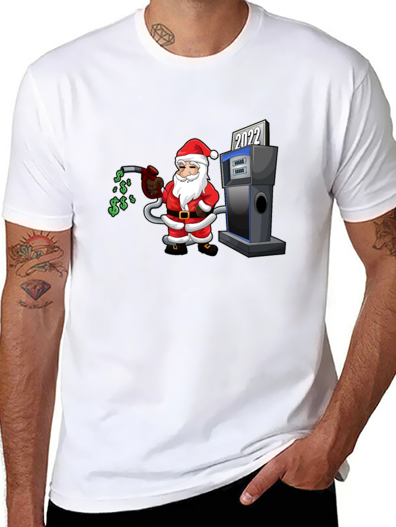 Santa Filling Up 2022 T-Shirt