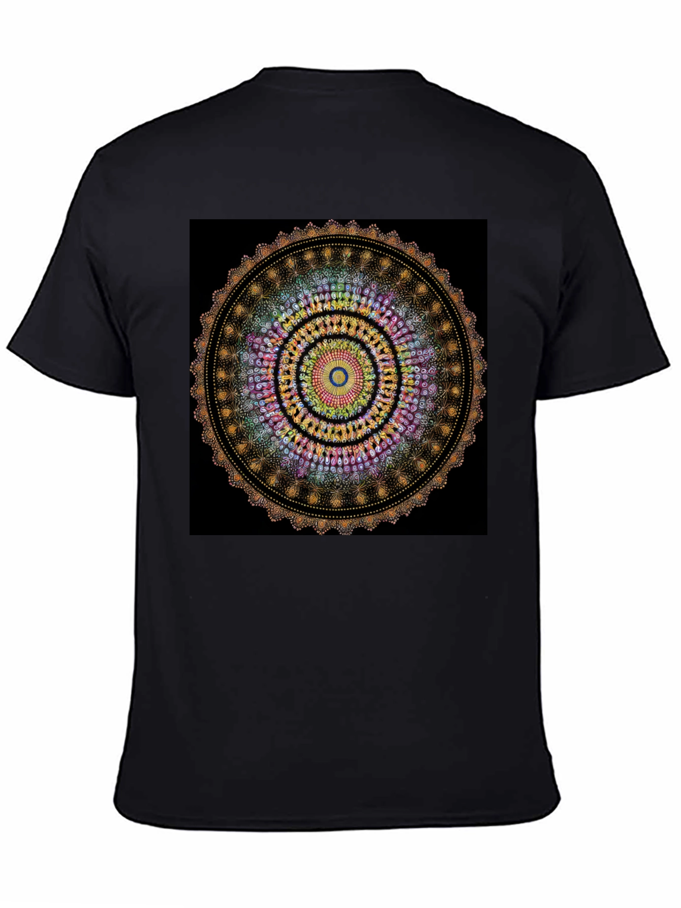 Mandala T-Shirt - Black Graphic Tee