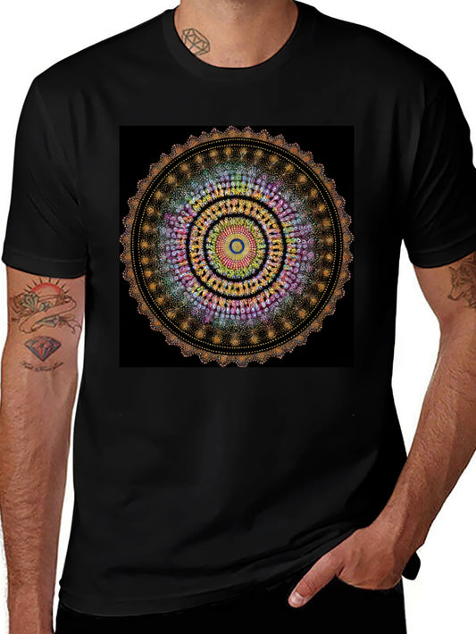 Mandala T-Shirt - Black Graphic Tee