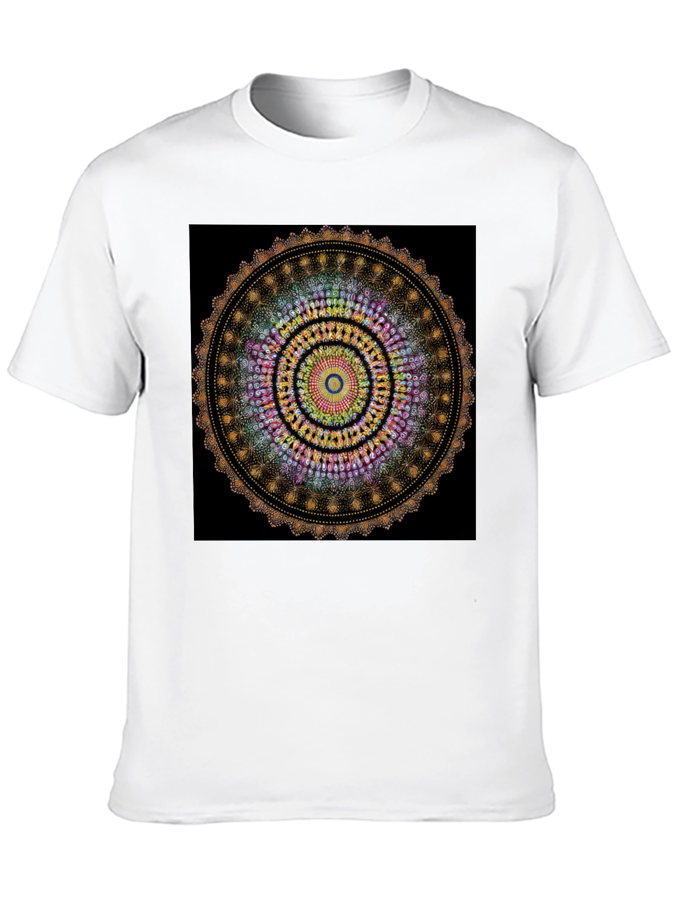 Mandala T-Shirt - Black Graphic Tee