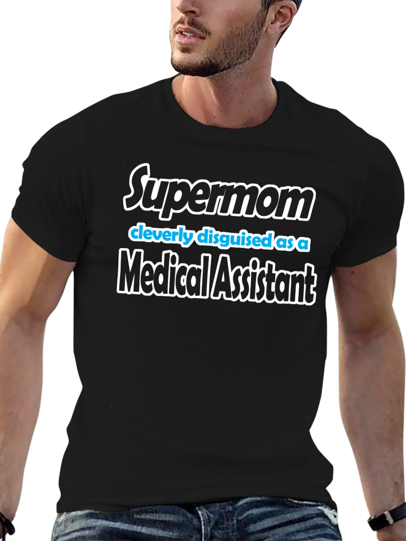 Supermom Medical Assistant T-Shirt - Black