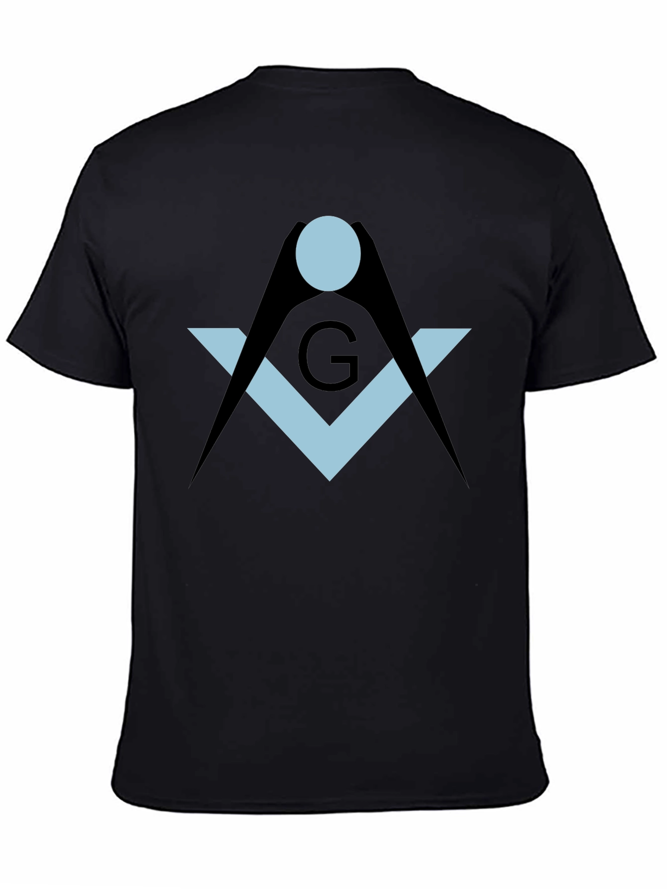 Masonic Symbol Black T-Shirt