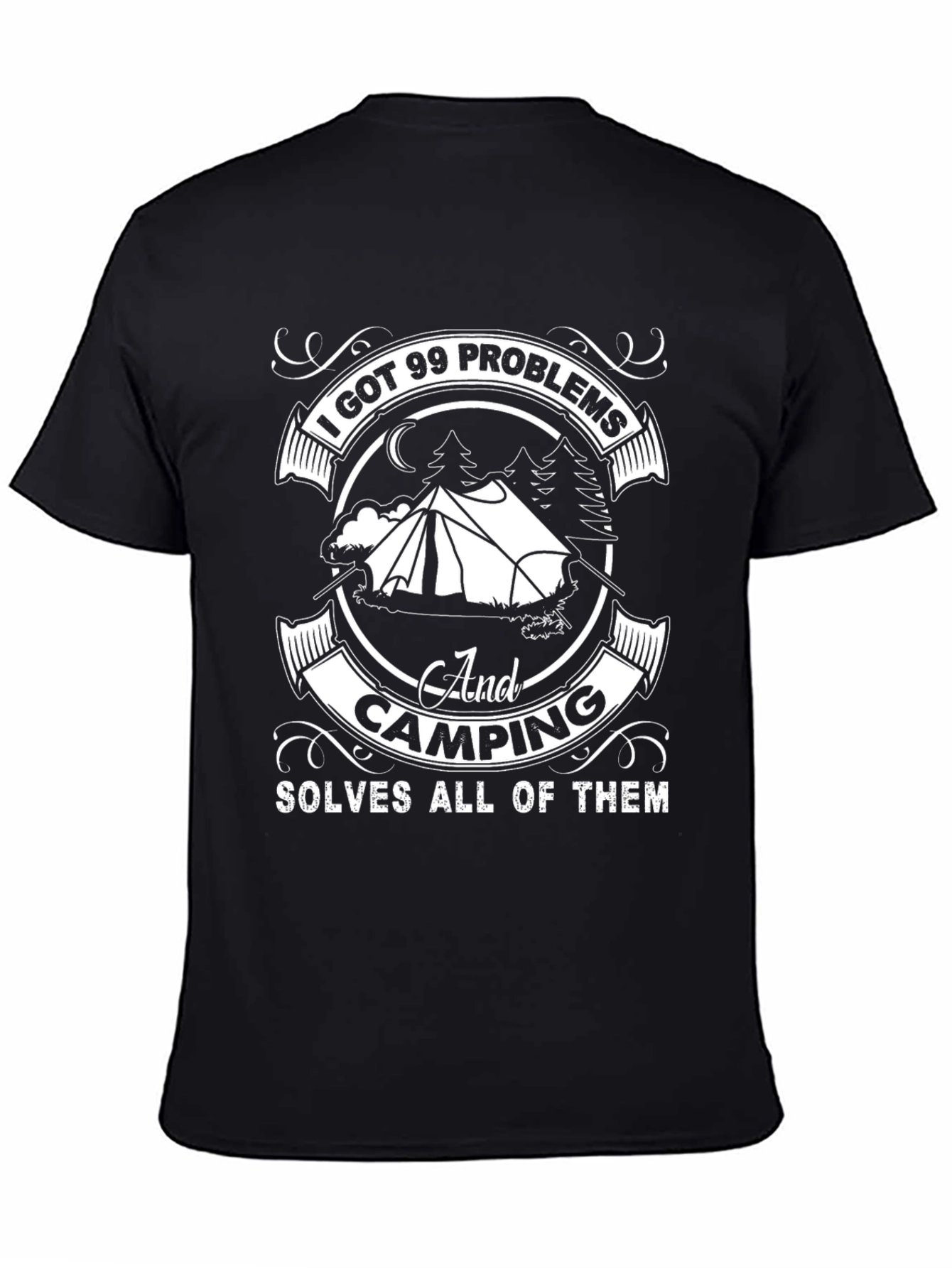 Camping Solves Problems T-Shirt