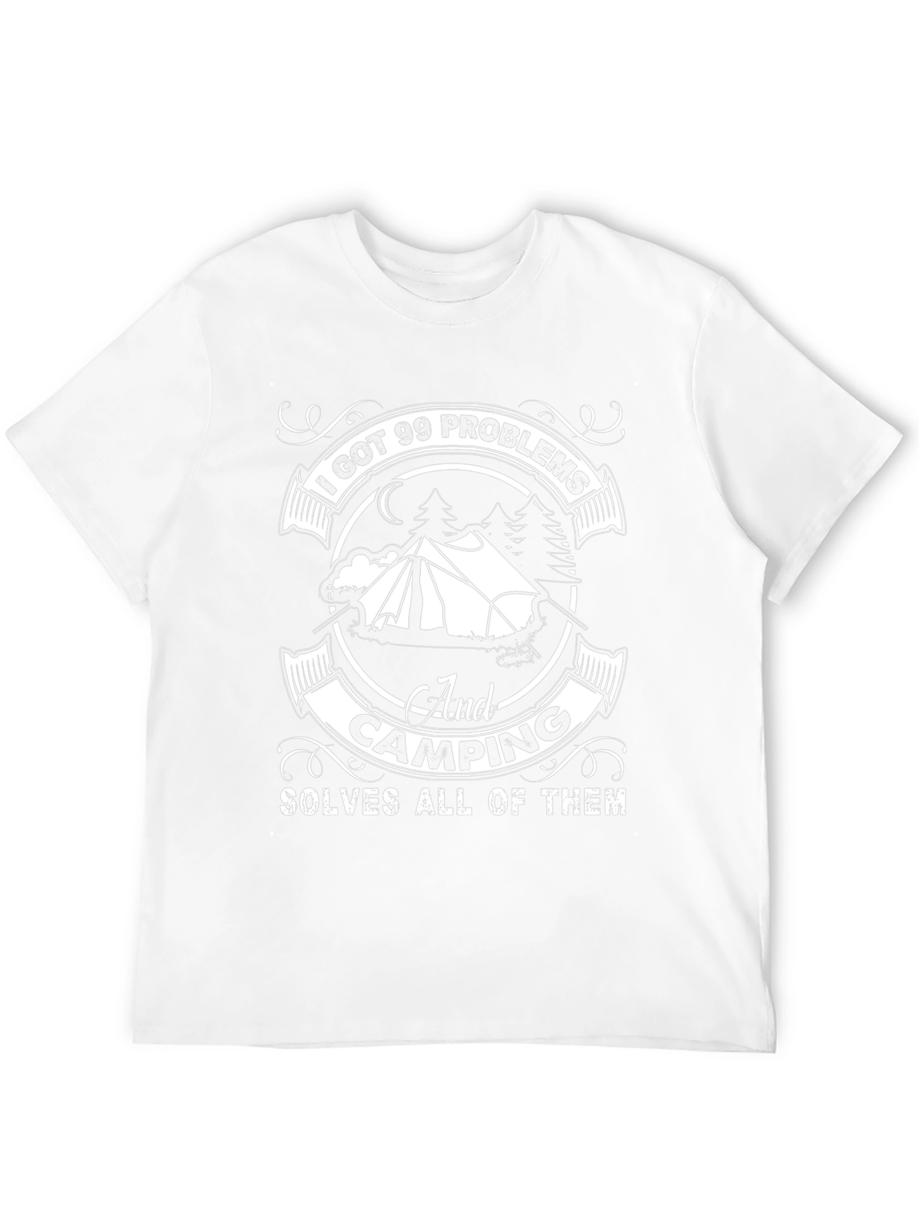 Camping Solves Problems T-Shirt