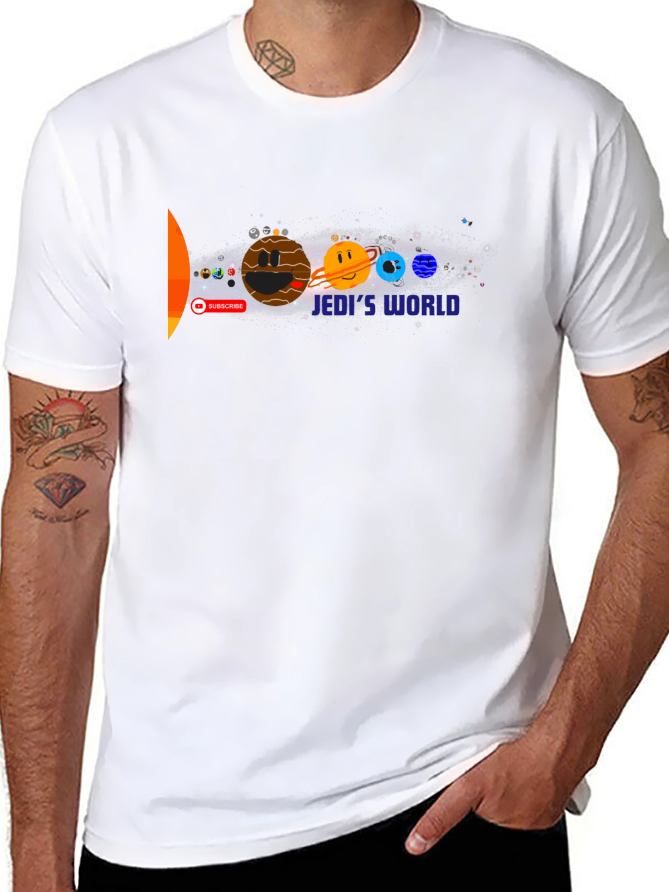 Jedis World Planets Graphic Tee