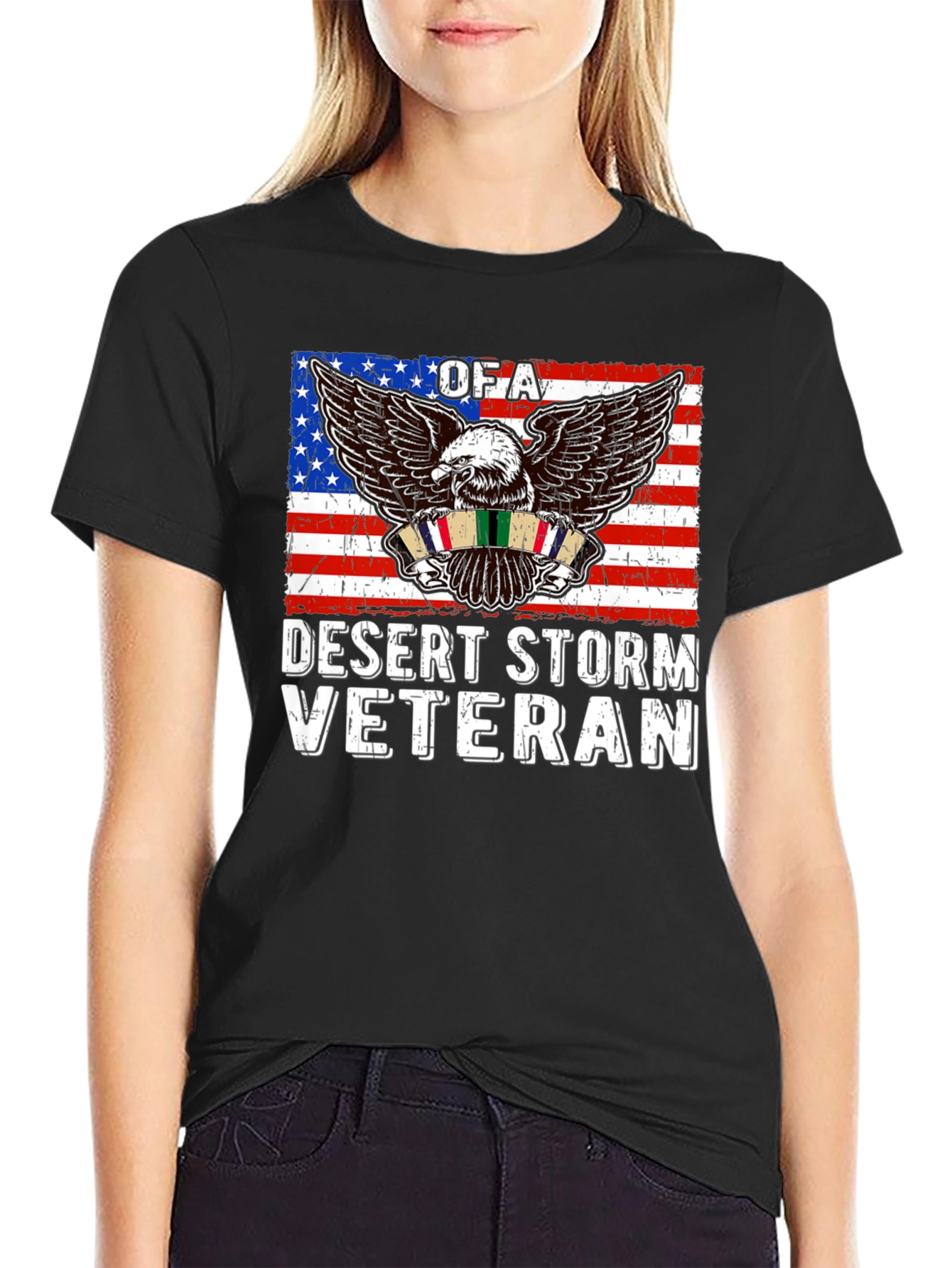 Desert Storm Veteran Eagle T-Shirt