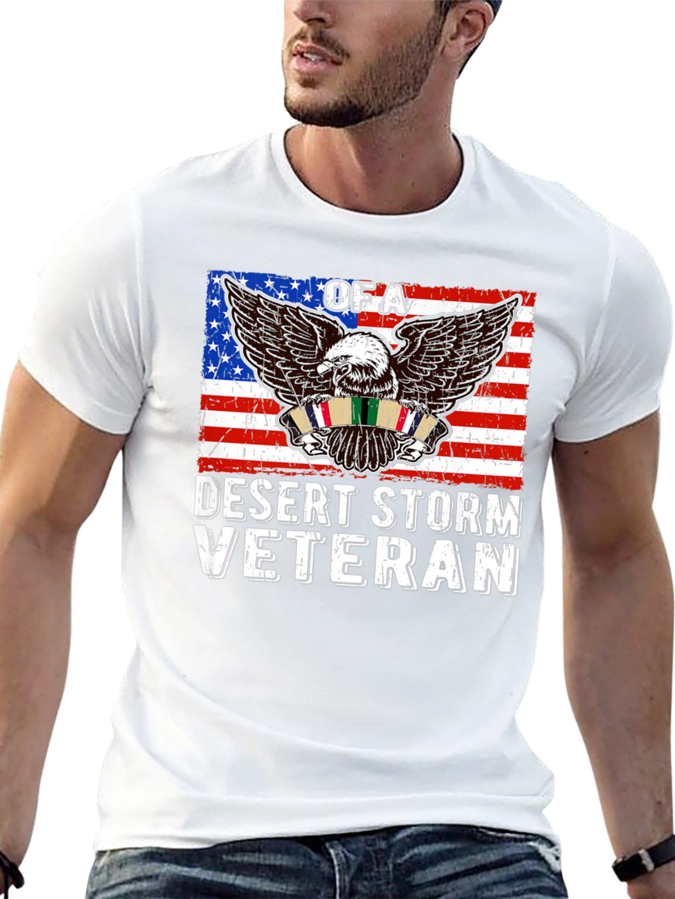 Desert Storm Veteran Eagle T-Shirt