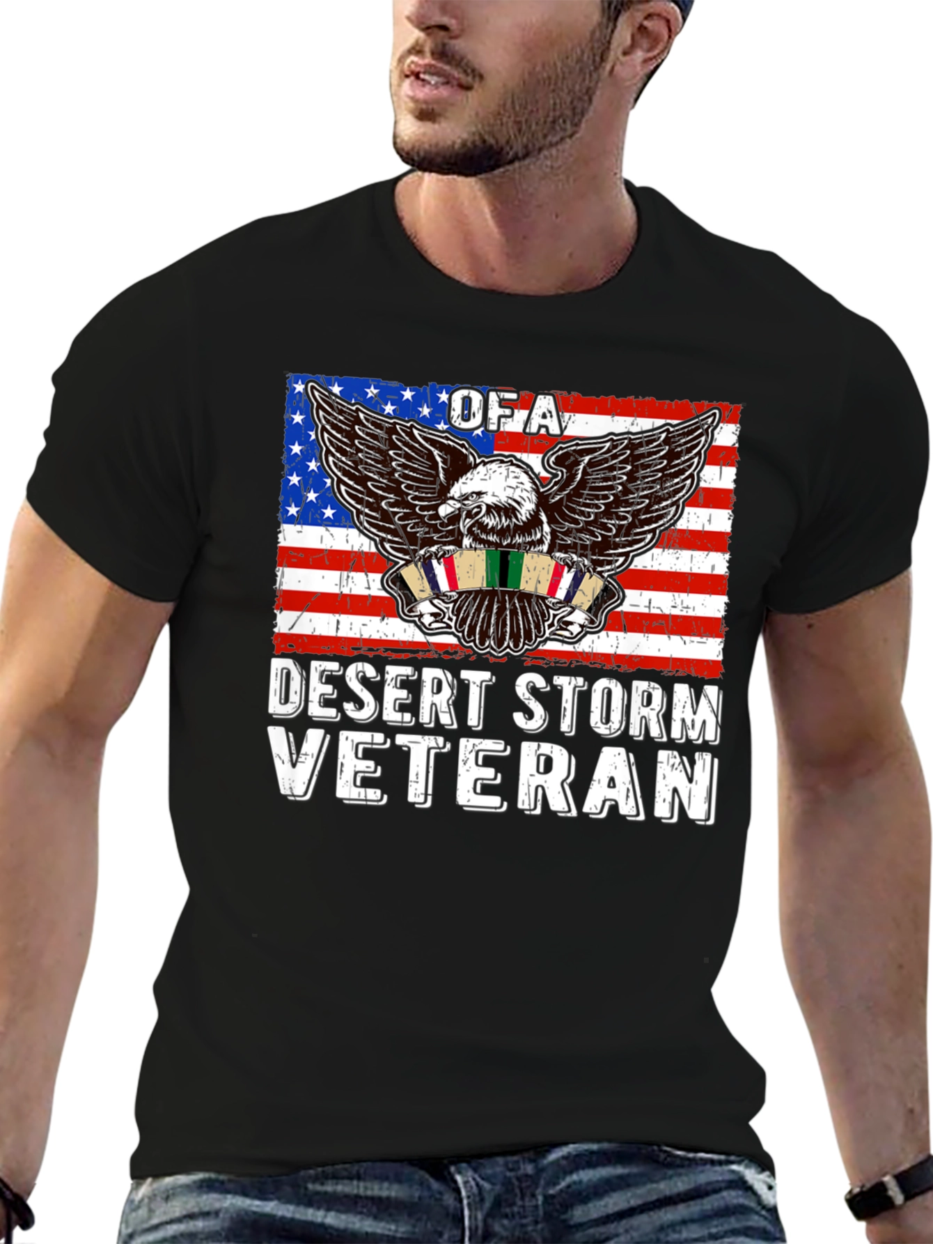 Desert Storm Veteran Eagle T-Shirt