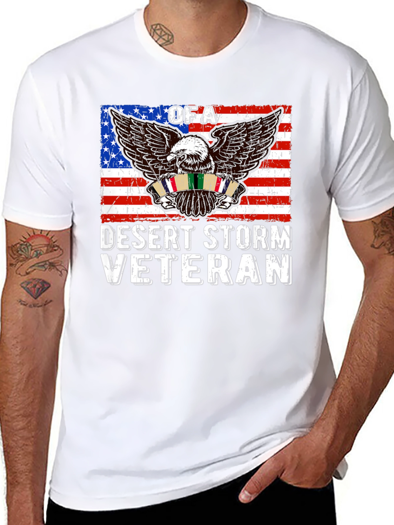Desert Storm Veteran Eagle T-Shirt