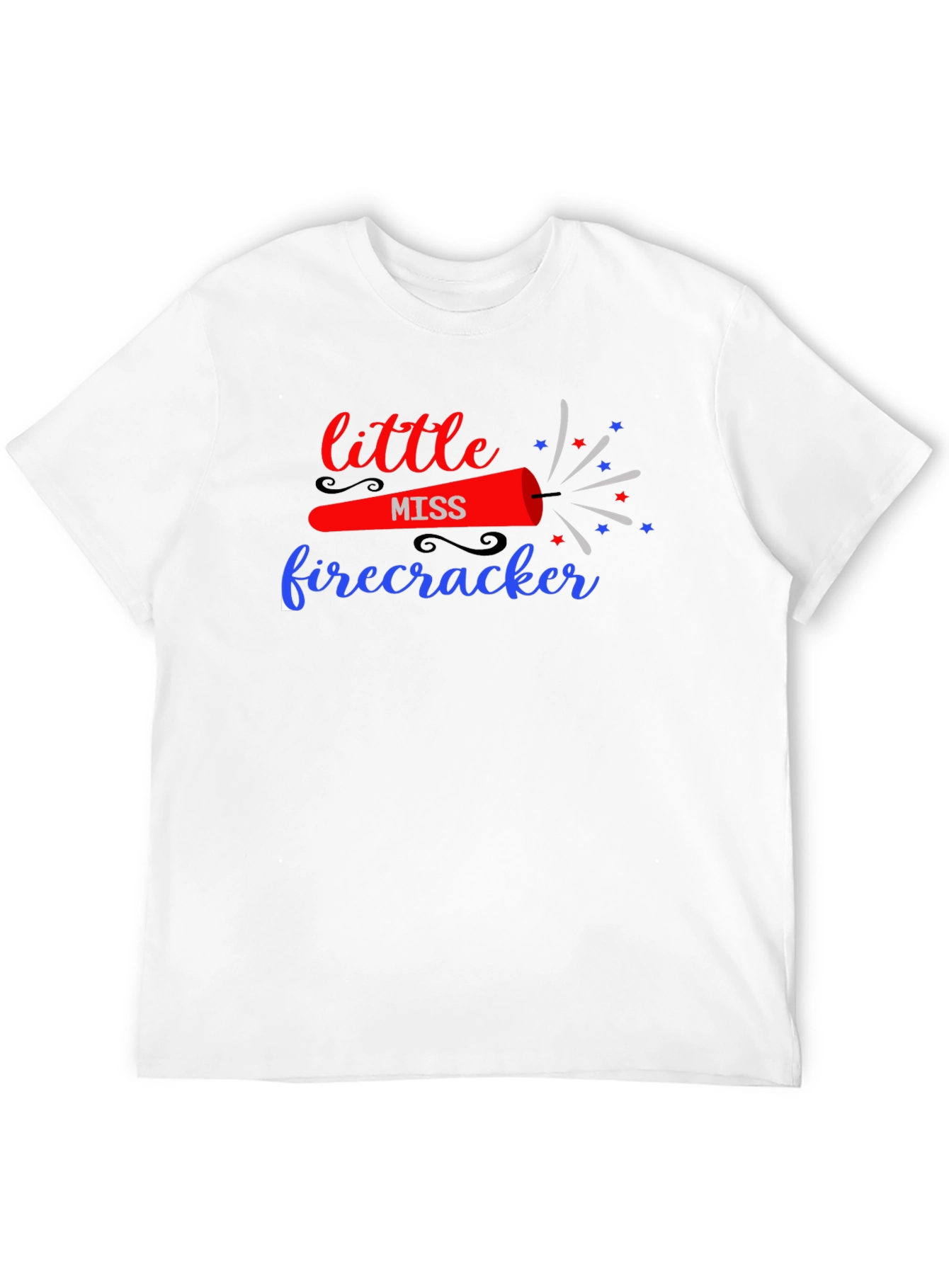 Little Miss Firecracker Graphic Tee