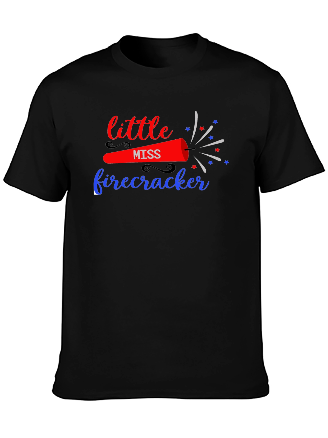 Little Miss Firecracker Graphic Tee
