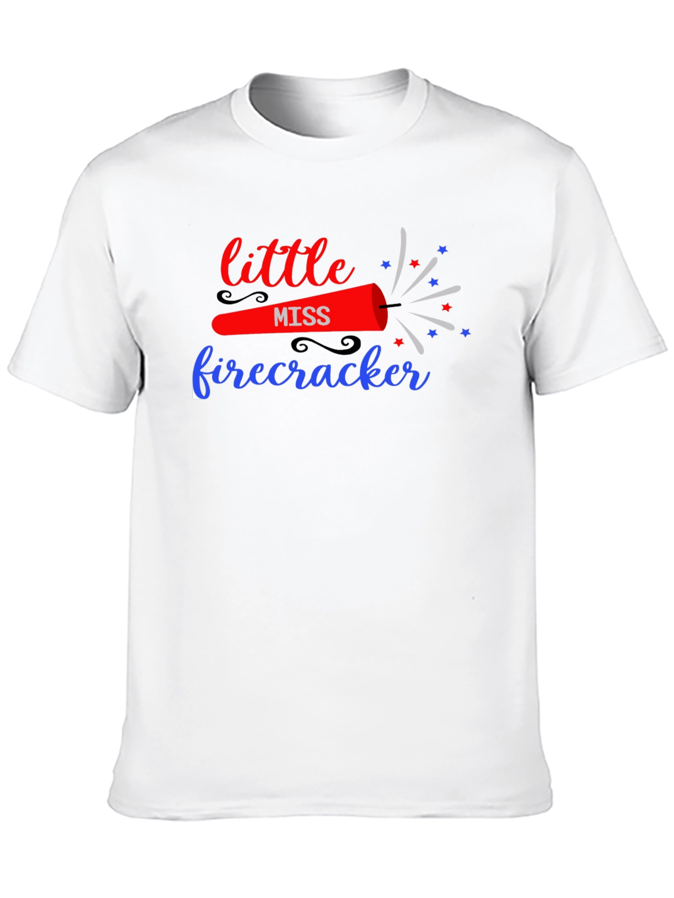 Little Miss Firecracker Graphic Tee