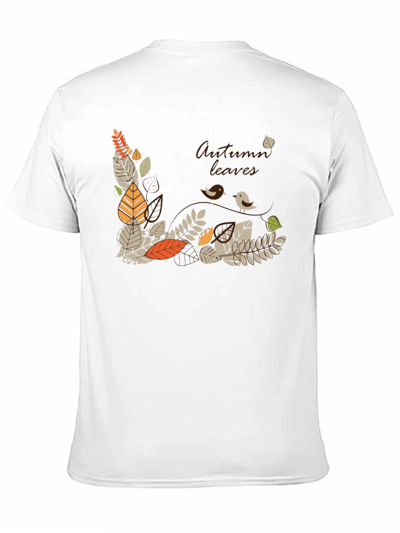 Autumn Leaves Graphic Tee - Stylish Fall T-Shirt