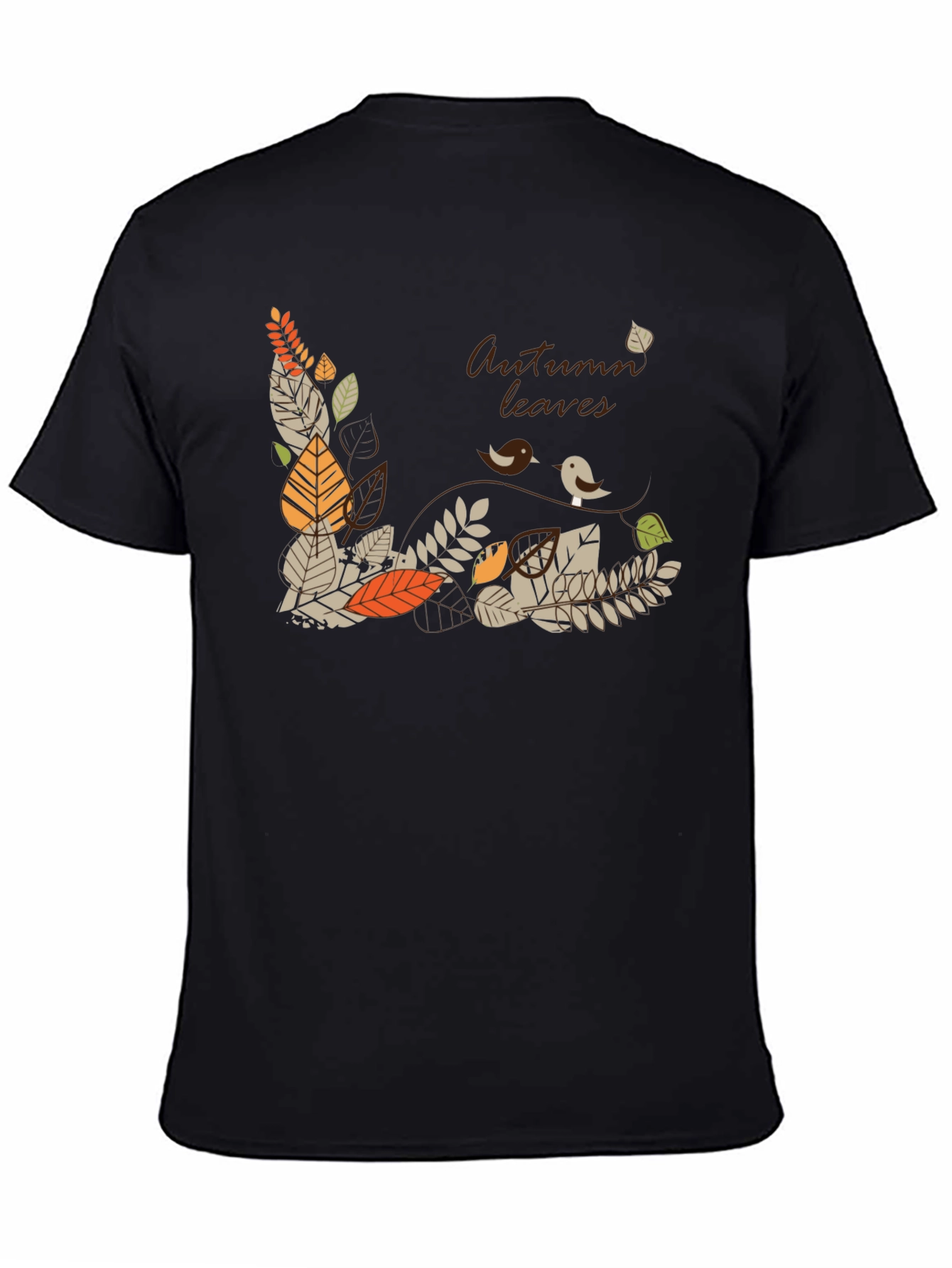 Autumn Leaves Graphic Tee - Stylish Fall T-Shirt