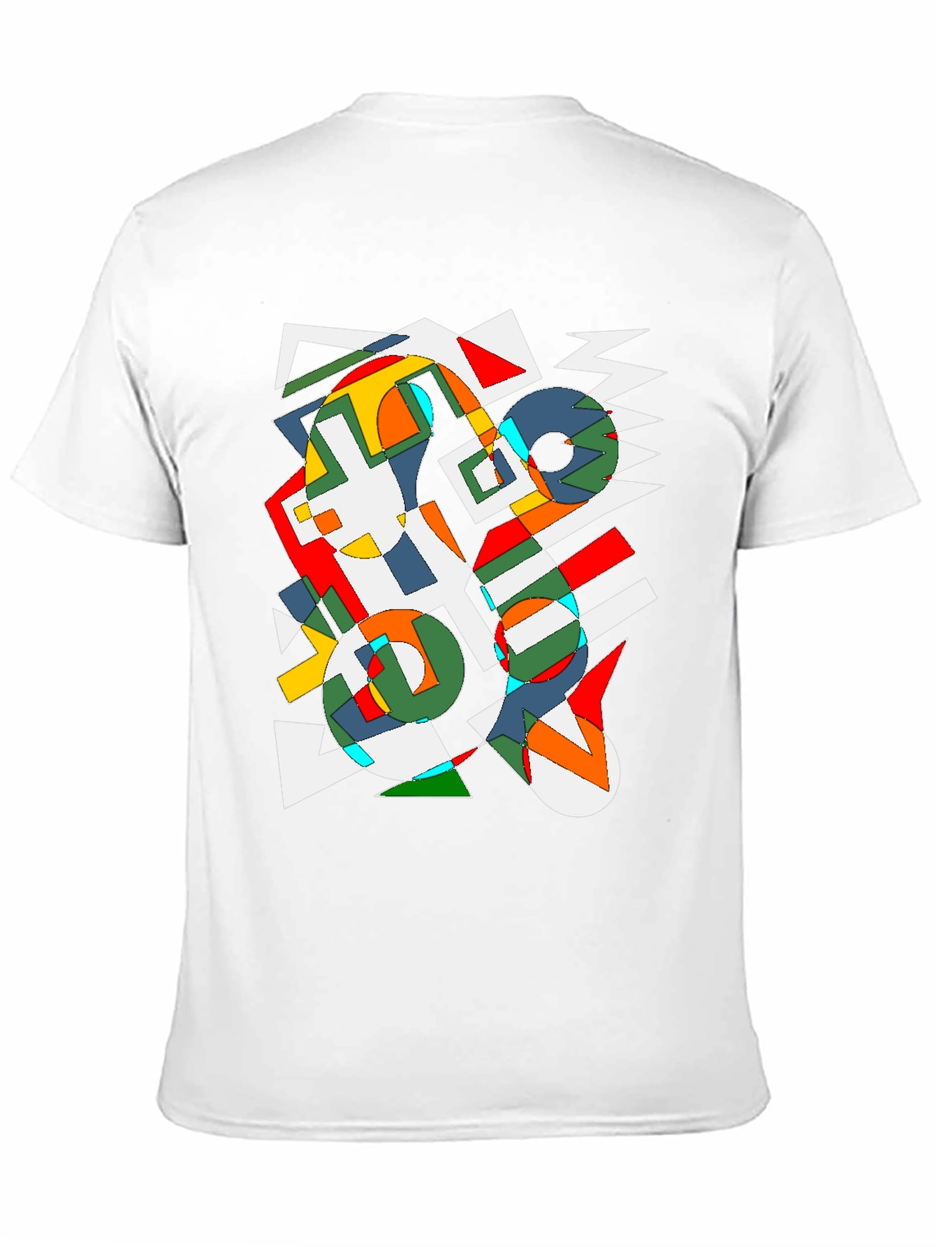 Abstract Geometric Art T-Shirt - Modern Graphic Tee