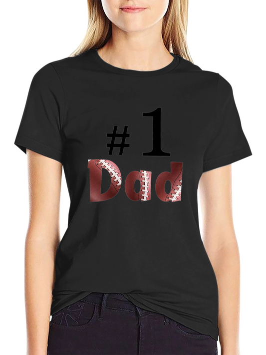 Football #1 Dad T-Shirt