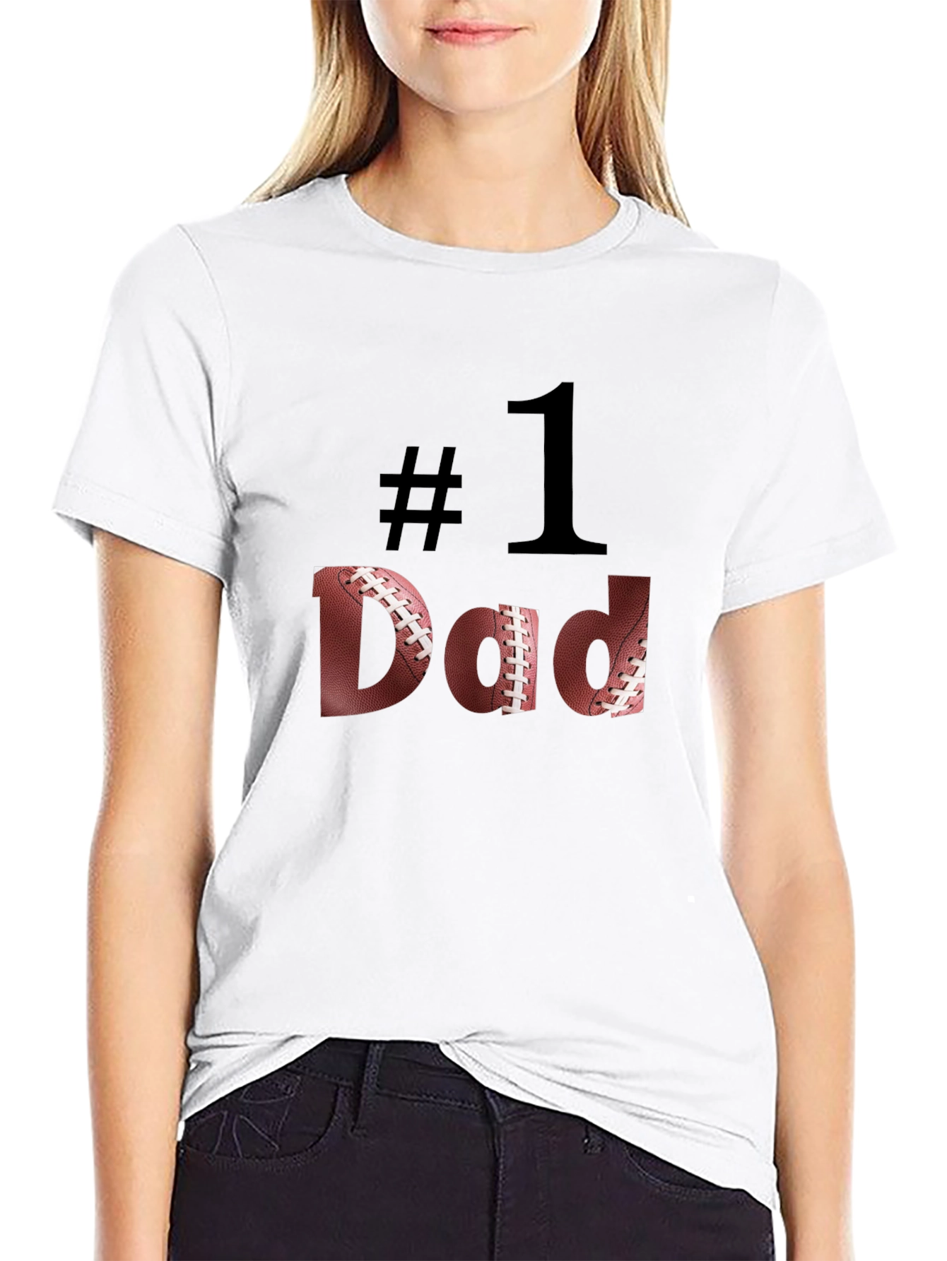Football #1 Dad T-Shirt