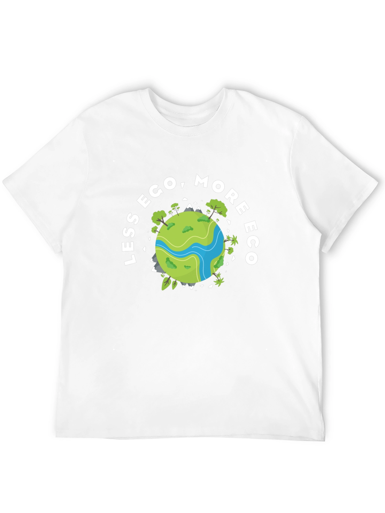 Eco-Friendly Black Graphic T-Shirt