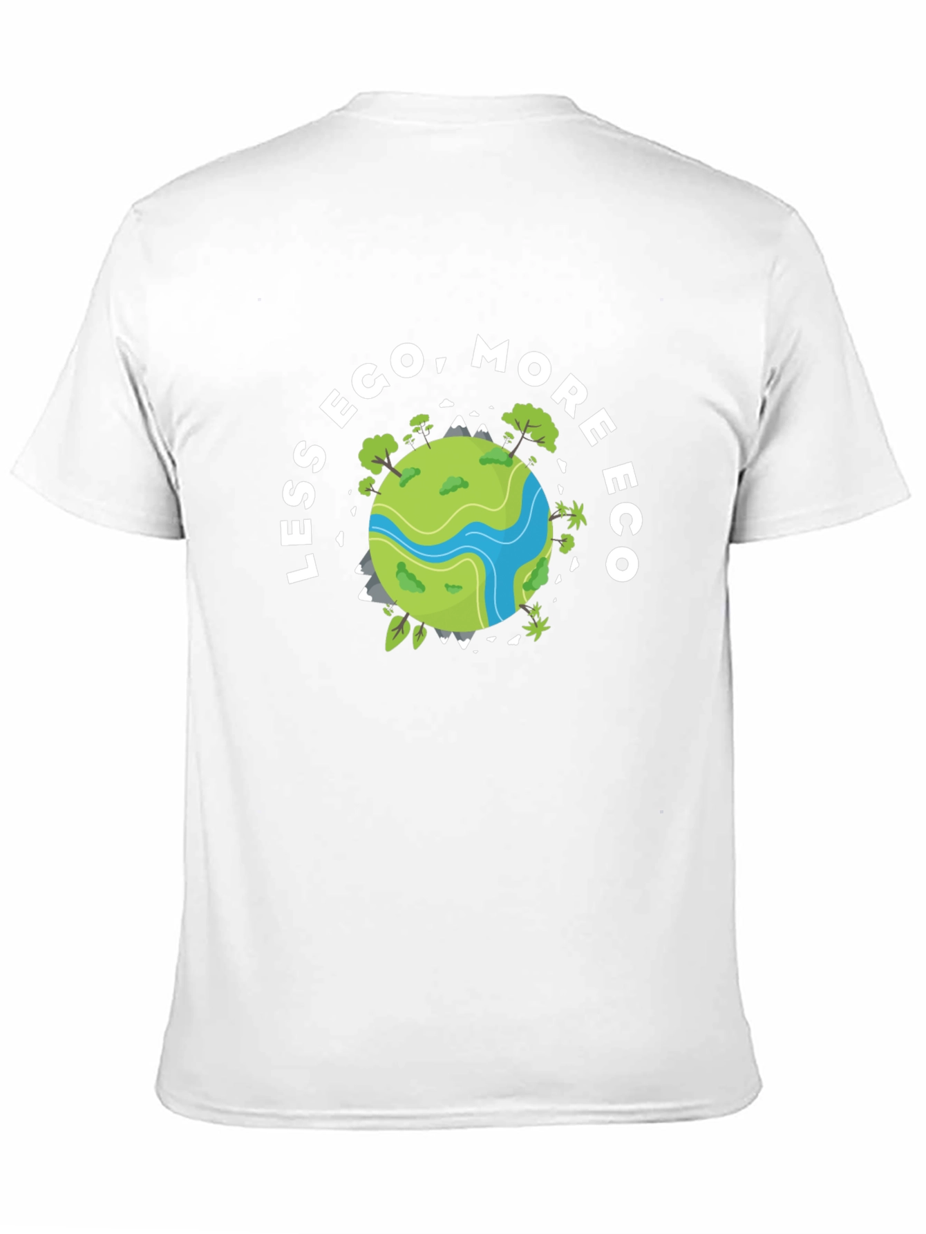 Eco-Friendly Black Graphic T-Shirt