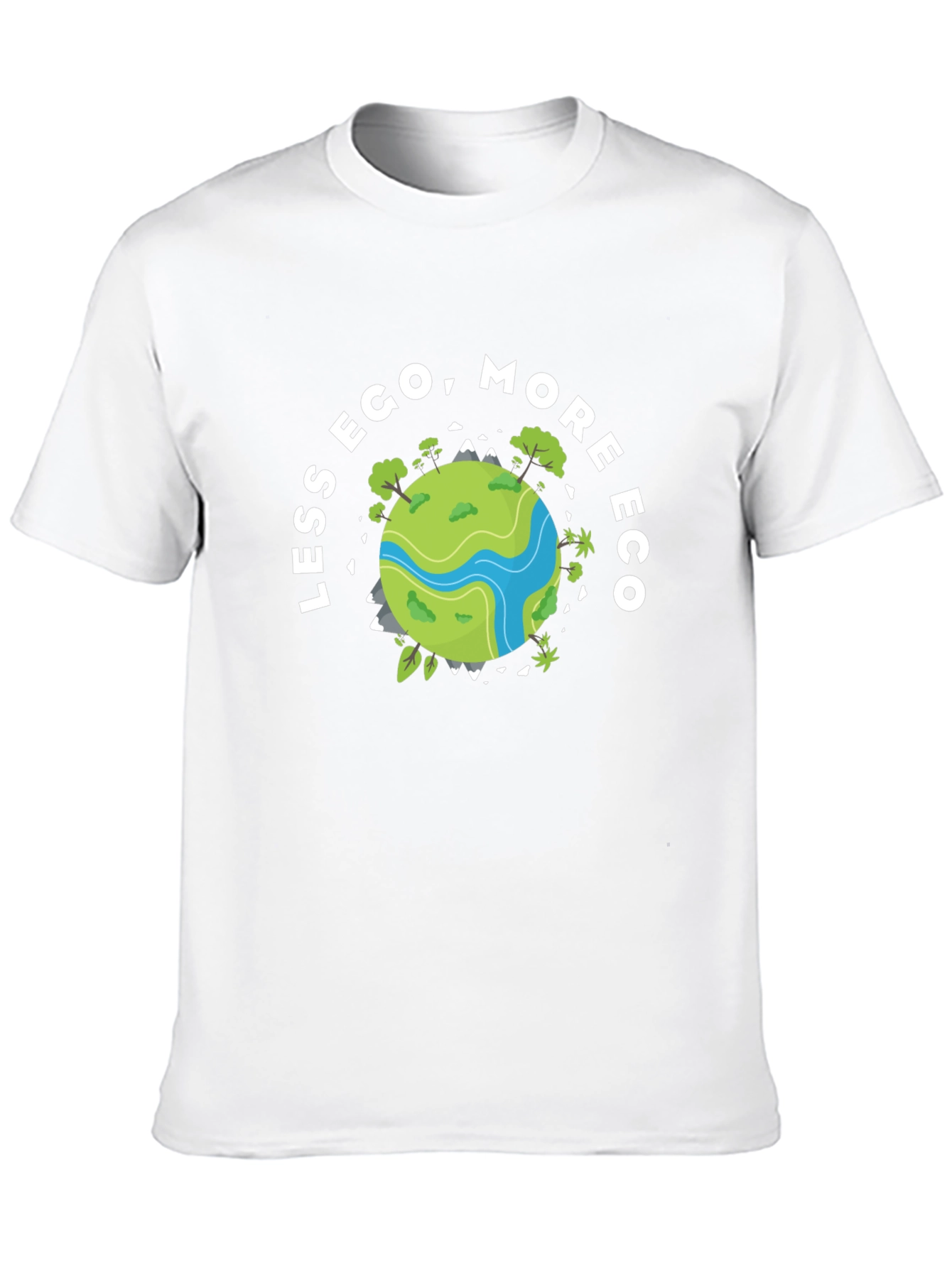 Eco-Friendly Black Graphic T-Shirt