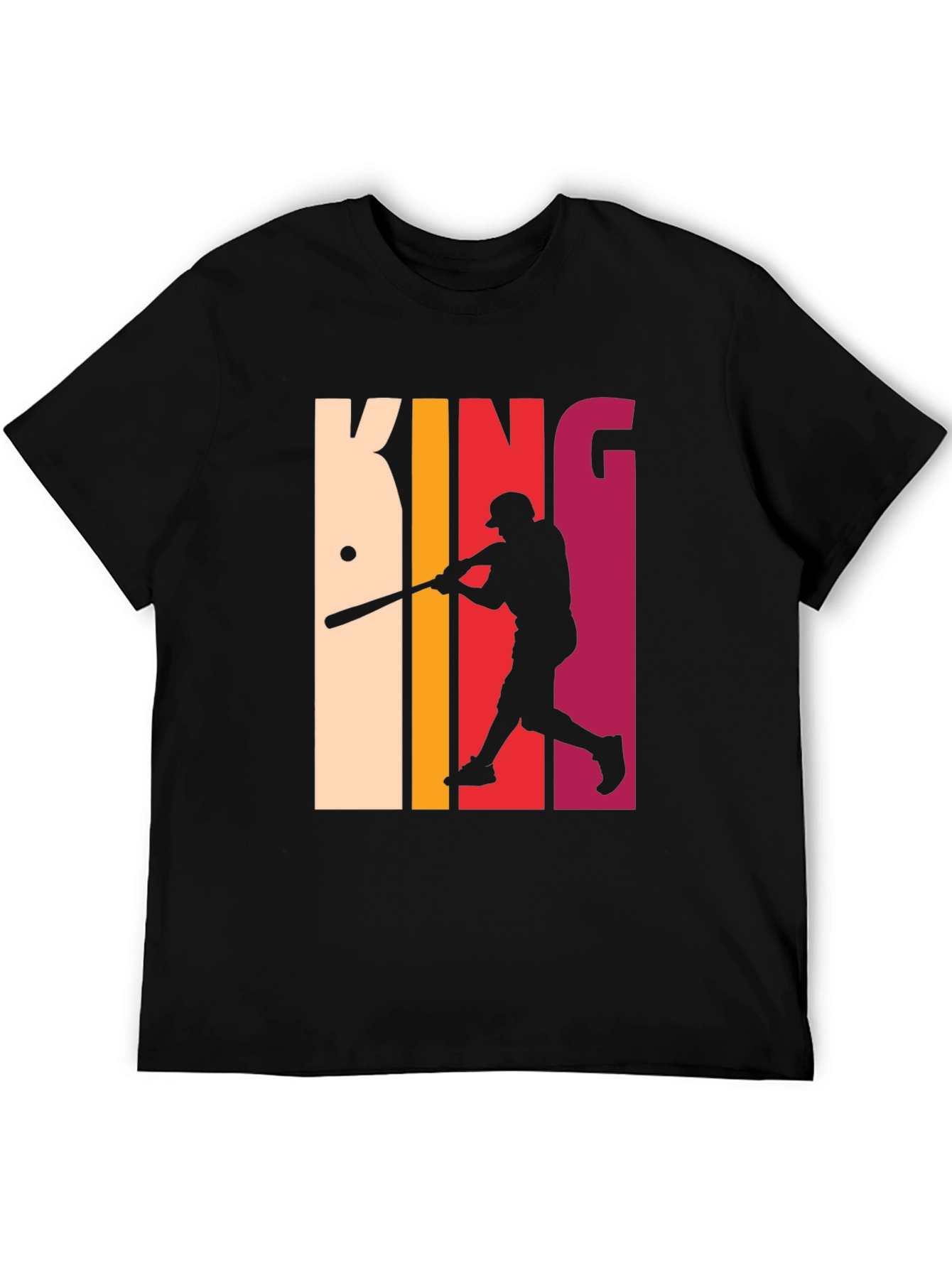 King Baseball T-Shirt - Retro Player Tee