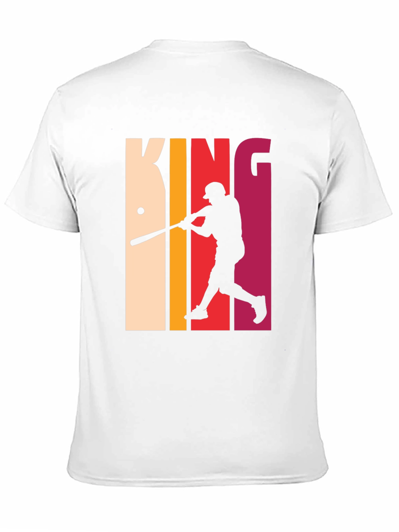 King Baseball T-Shirt - Retro Player Tee