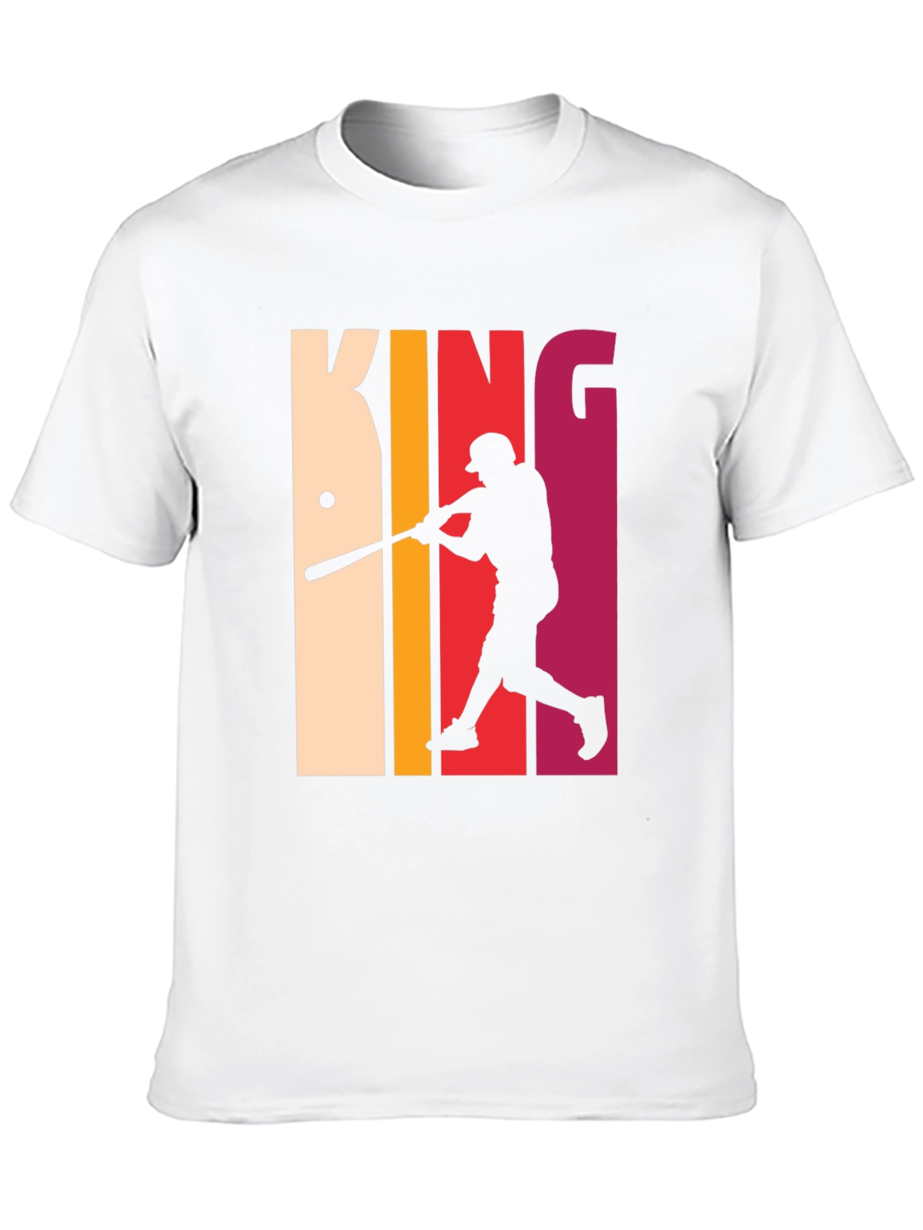 King Baseball T-Shirt - Retro Player Tee