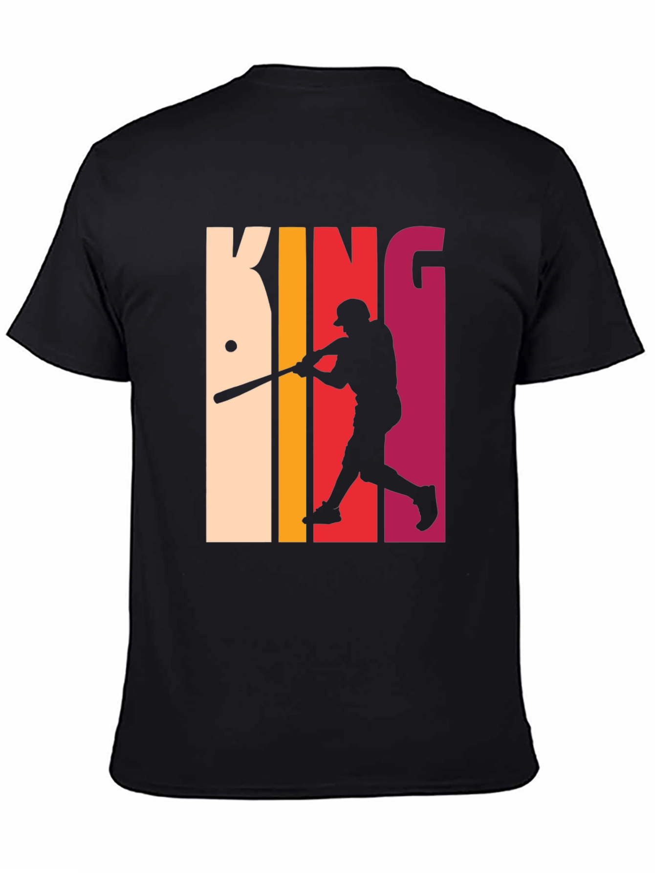 King Baseball T-Shirt - Retro Player Tee