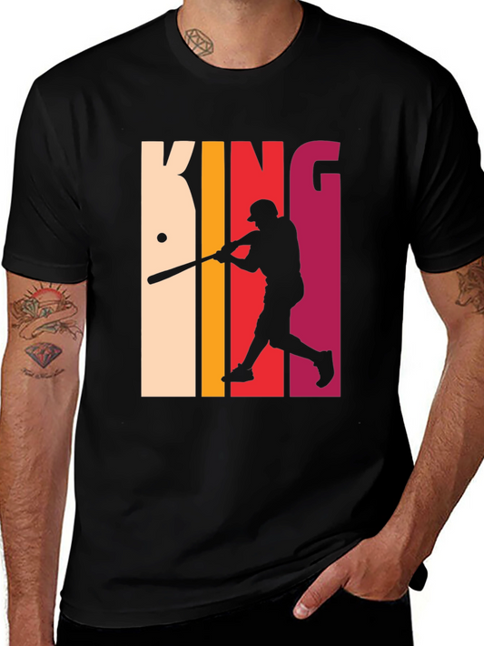 King Baseball T-Shirt - Retro Player Tee