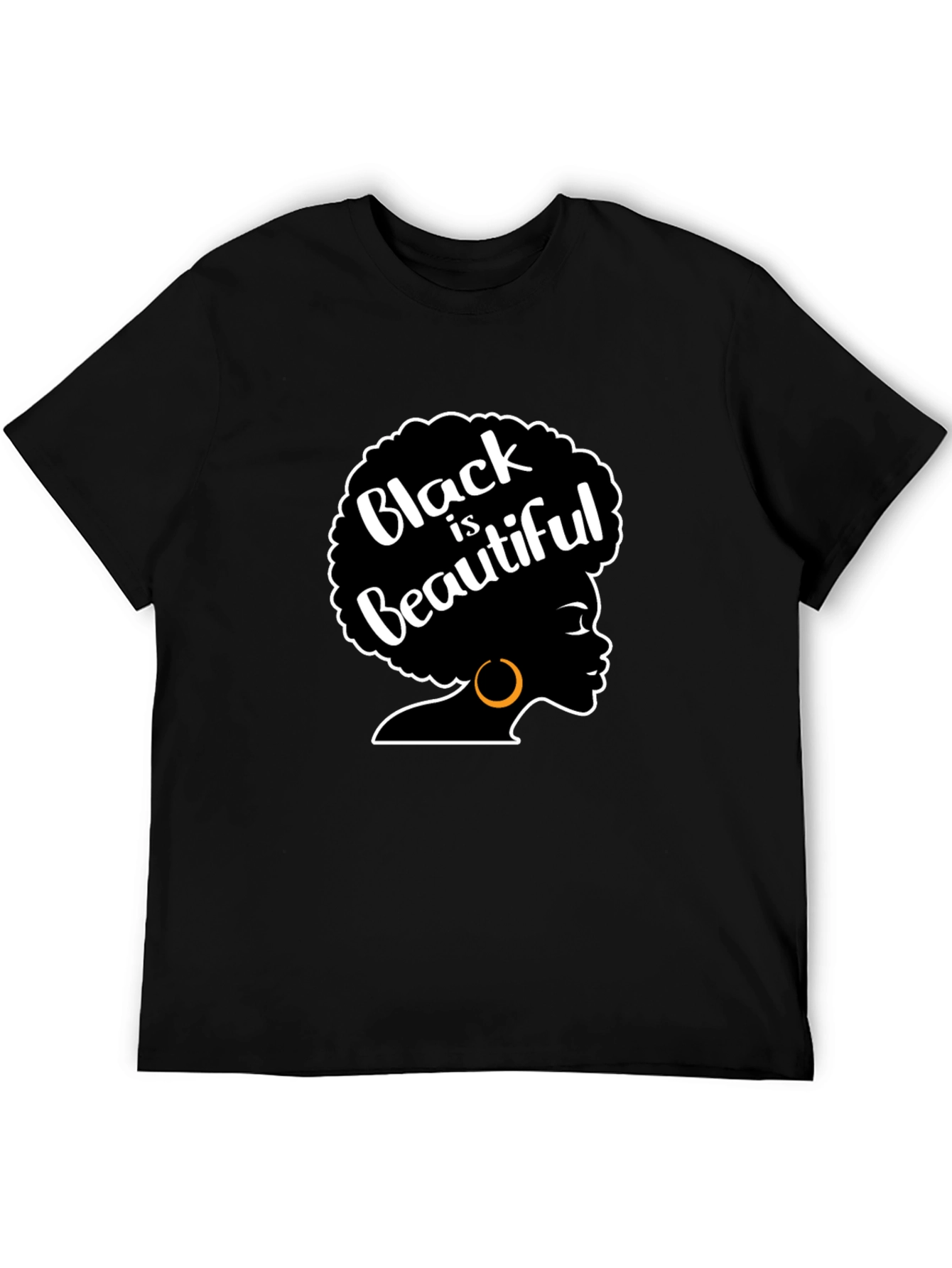 Black Is Beautiful Afro Graphic T-Shirt