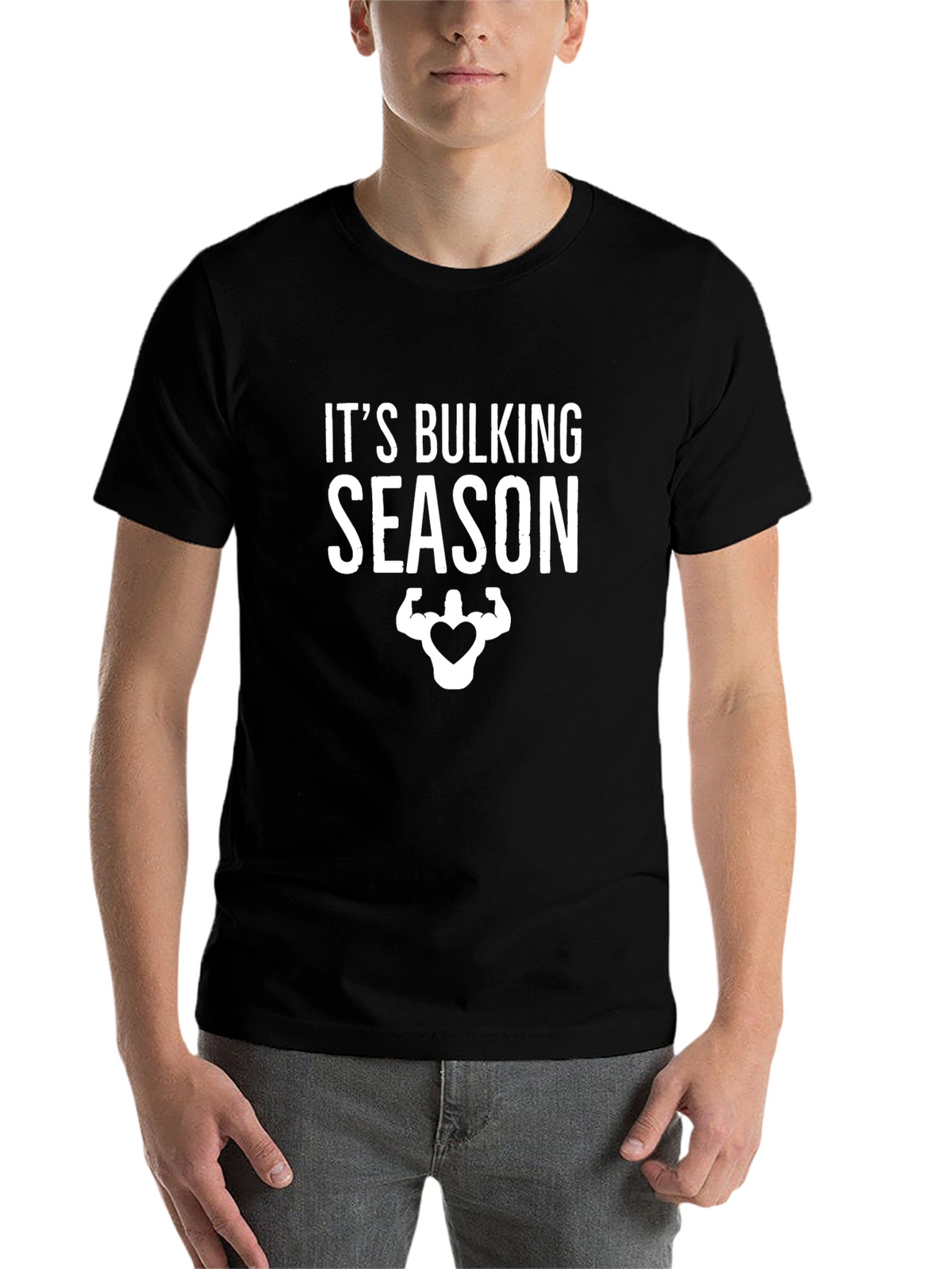 Its Bulking Season Black T-Shirt