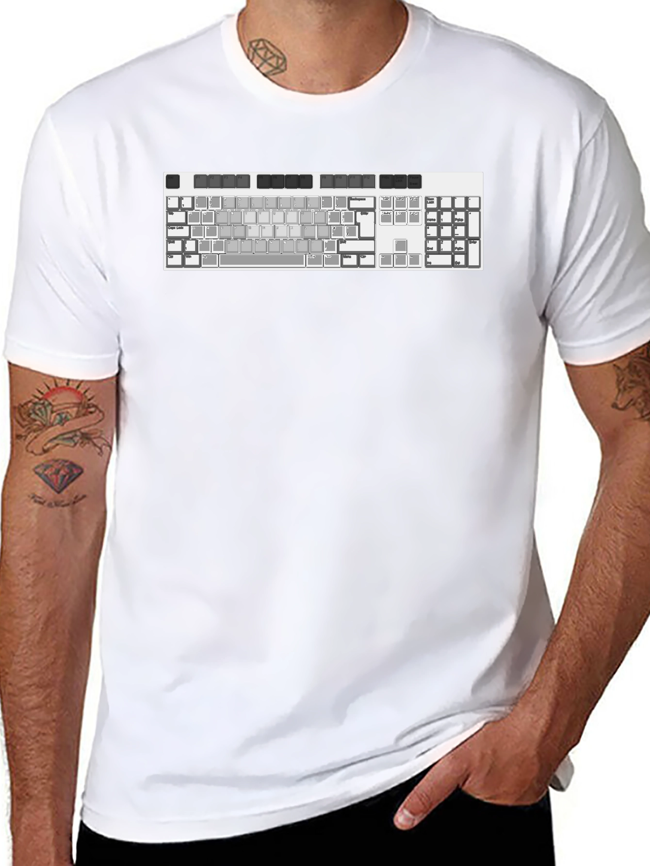 Keyboard T-Shirt - Gamer Tee