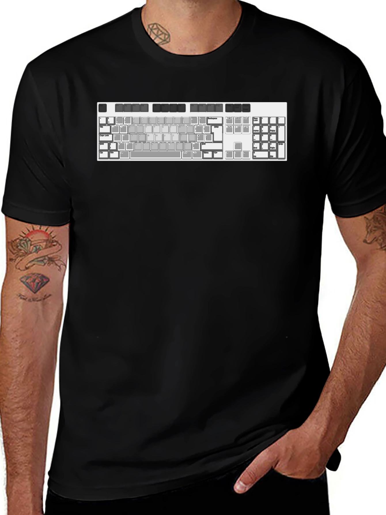 Keyboard T-Shirt - Gamer Tee