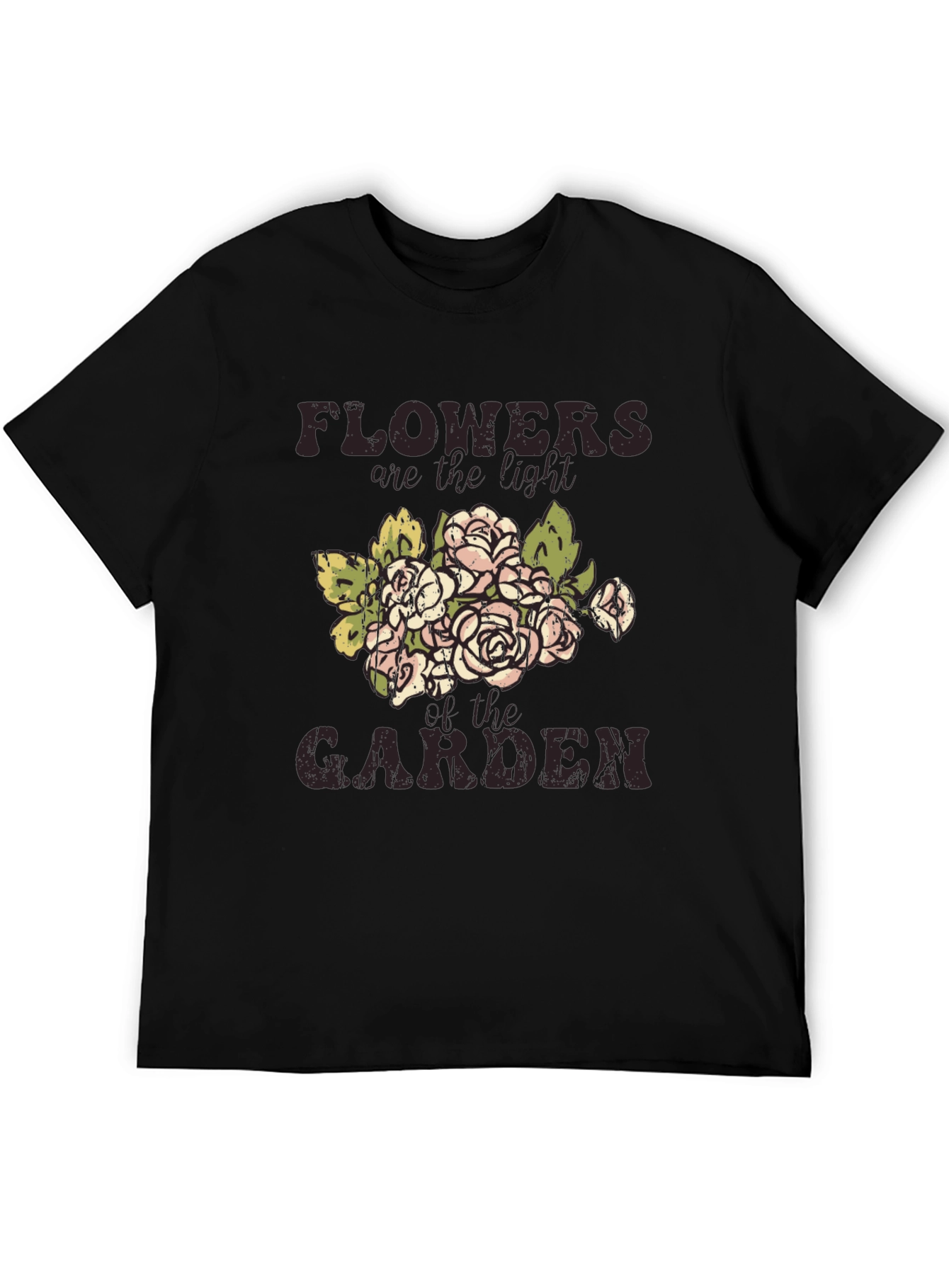 Floral Garden T-Shirt: Flowers are the Light