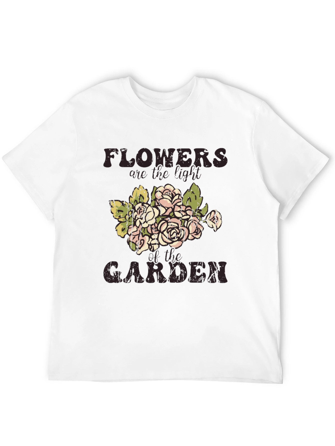 Floral Garden T-Shirt: Flowers are the Light