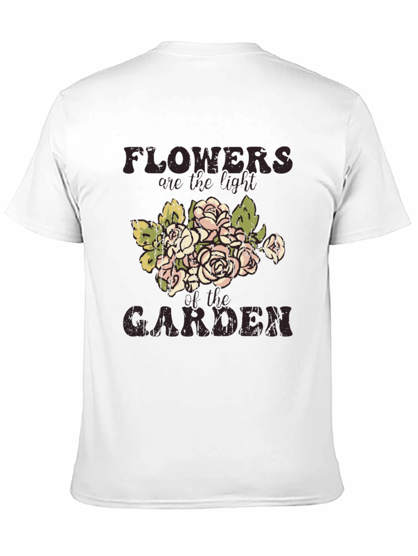 Floral Garden T-Shirt: Flowers are the Light