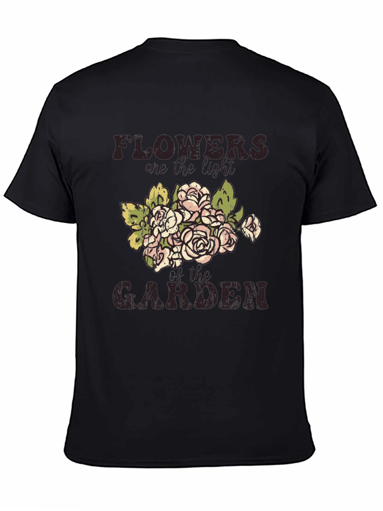 Floral Garden T-Shirt: Flowers are the Light