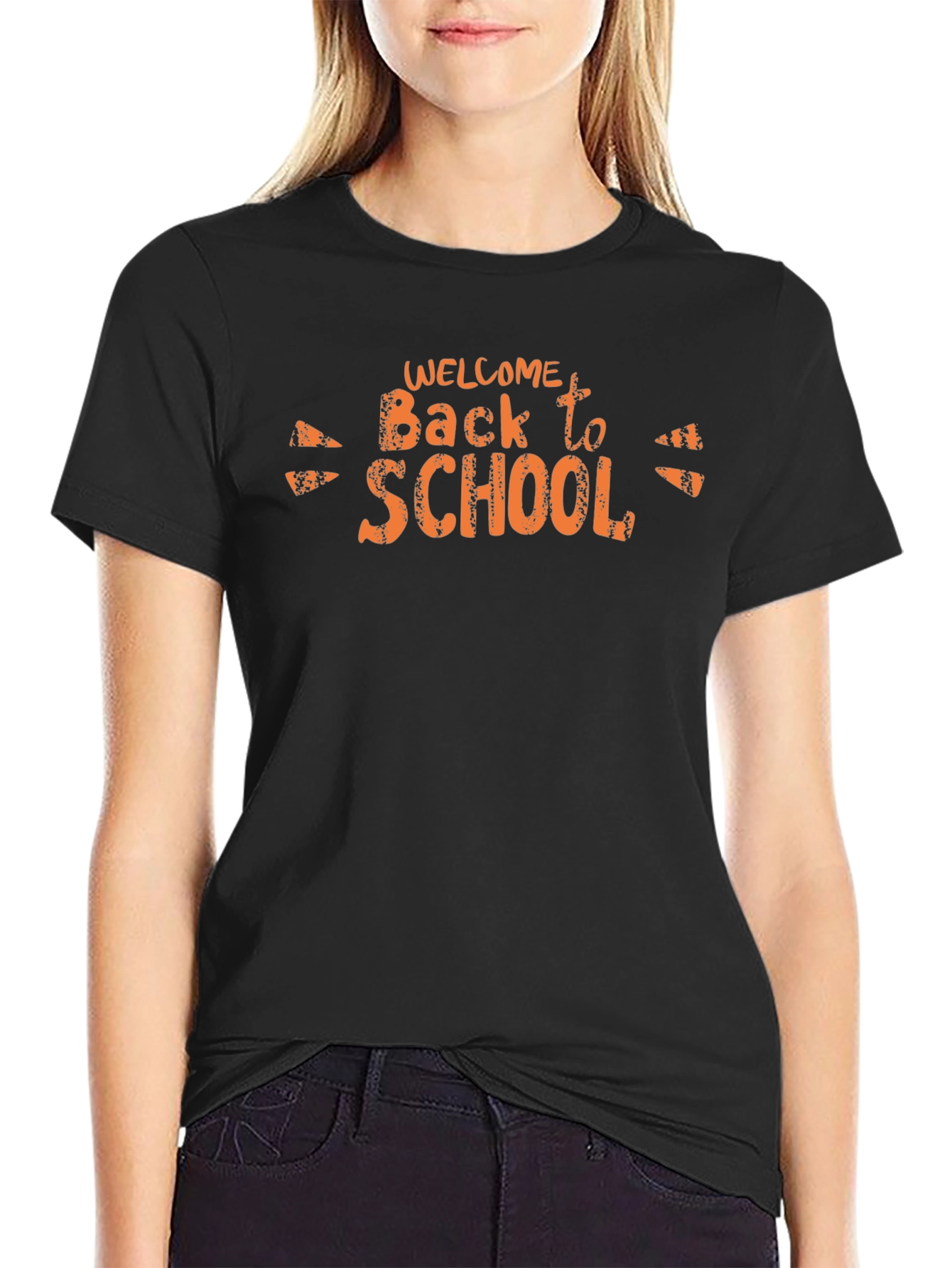 Welcome Back To School Black T-Shirt
