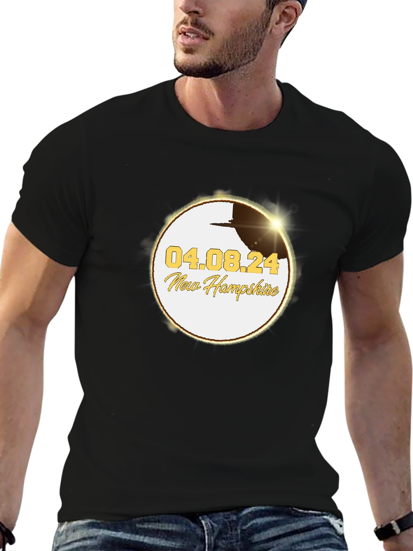 New Hampshire Eclipse T-Shirt 04.08.24